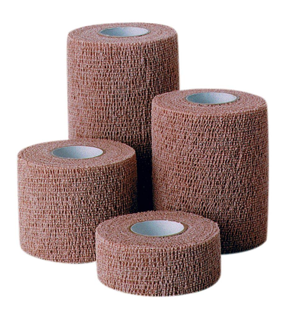 Co-Flex Self-Adhesive Bandage Wrap, Tan, 1.5
