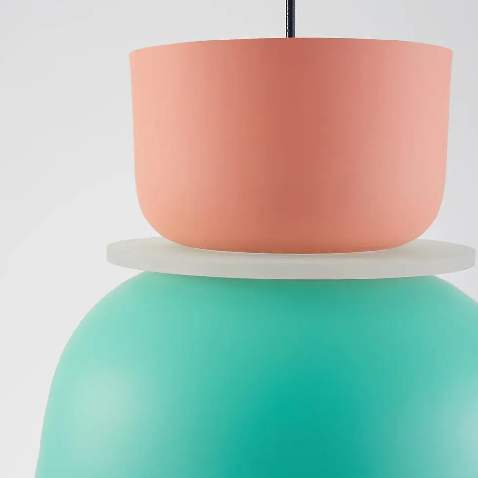 Modern Stacked Shape Pendant Light for Dining Room - Elegant Ceiling Lighting Fixture for Kitchen Island, Breakfast Nook & Contemporary Home Decor