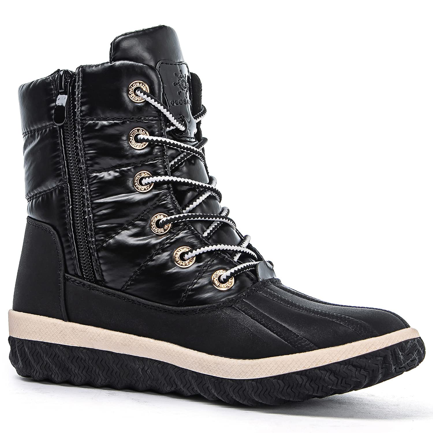 GLOBALWIN Women's Winter Ankle Boots - Waterproof Snow Boots for Women, Warm Fur Lined Slip Resistant Shoes - Perfect for Snowy Weather, Hiking & Outdoor Activities
