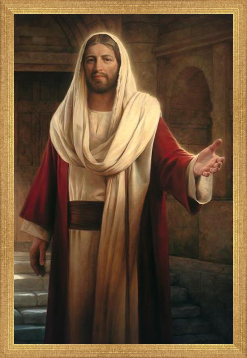 Come Follow Me by Howard Lyon - Inspirational Christian Art Print for Home, Church & Office Decor