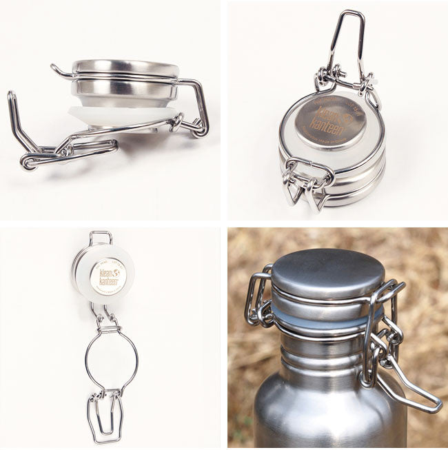Klean Kanteen Swing Lok® Cap - Leak-Proof Stainless Steel Water Bottle Lid for Outdoor, Hiking, and Travel - Eco-Friendly & Durable