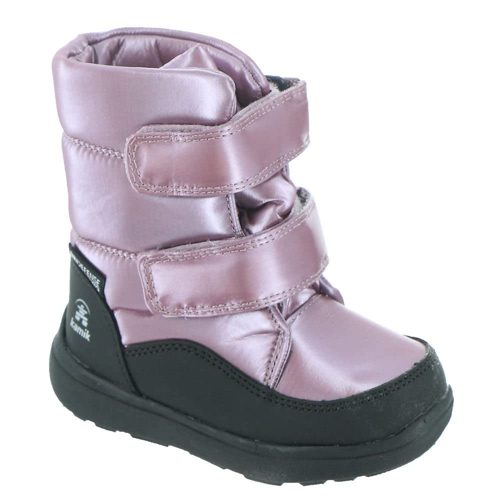 Kamik Baby Girl's Snowcutie Winter Boots (Toddler) - Waterproof & Warm Snow Boots for Girls, Perfect for Snow Play & Outdoor Winter Activities