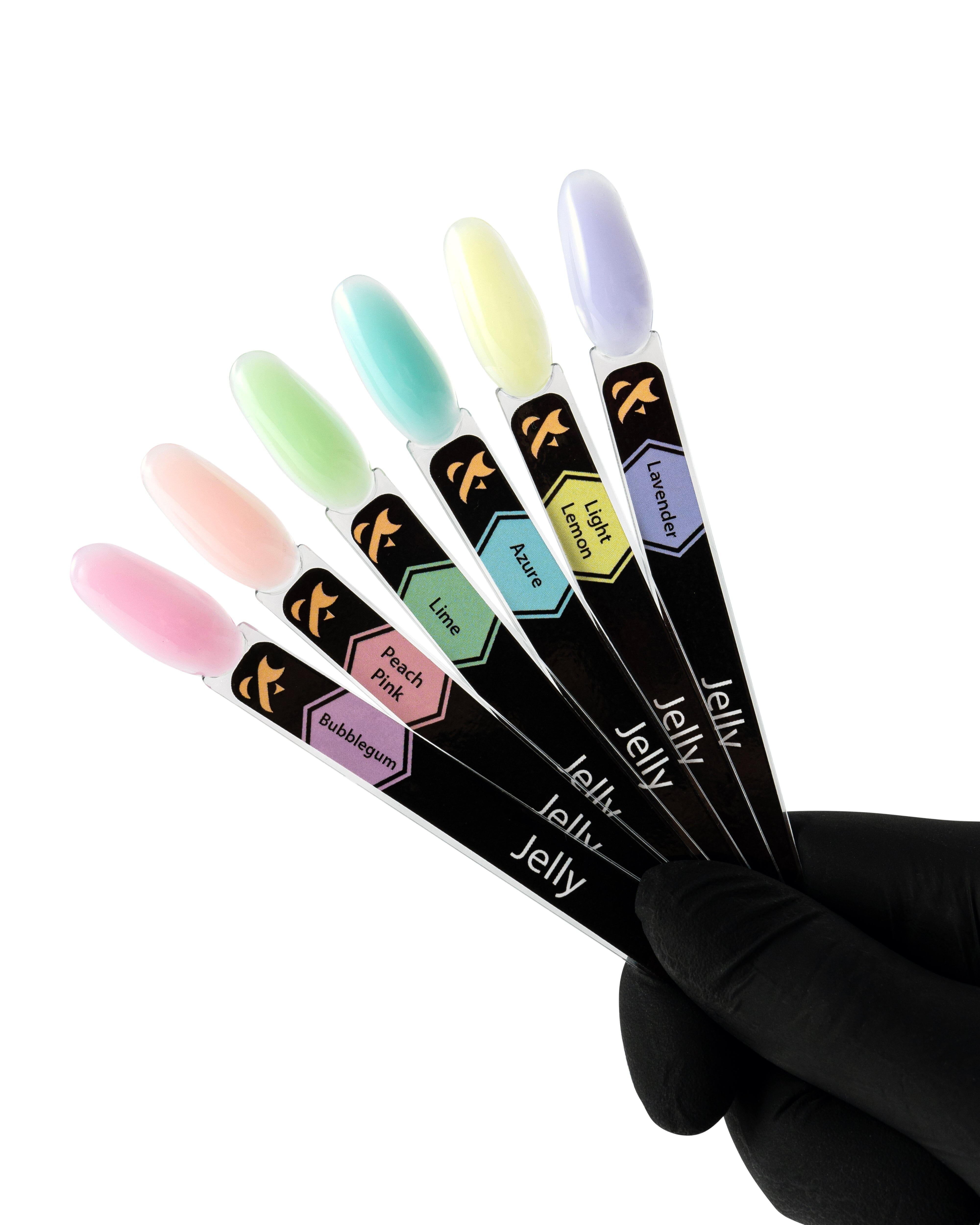 F.O.X Jelly Cover Bubblegum Nail Polish - 15ml Long Lasting High Gloss Vegan Nail Lacquer for Women - Perfect for Daily Wear, Parties & Special Occasions