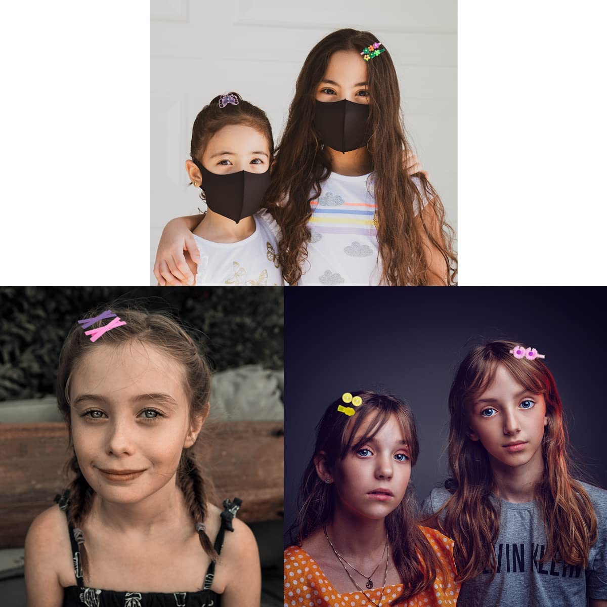 **Livecool 24PCS Cute Cartoon Animal Fruit Flower Hair Clips for Girls - Baby Hair Barrettes & Hair Accessories - Perfect for Holidays, Birthdays, School, Parties & Daily Wear**
