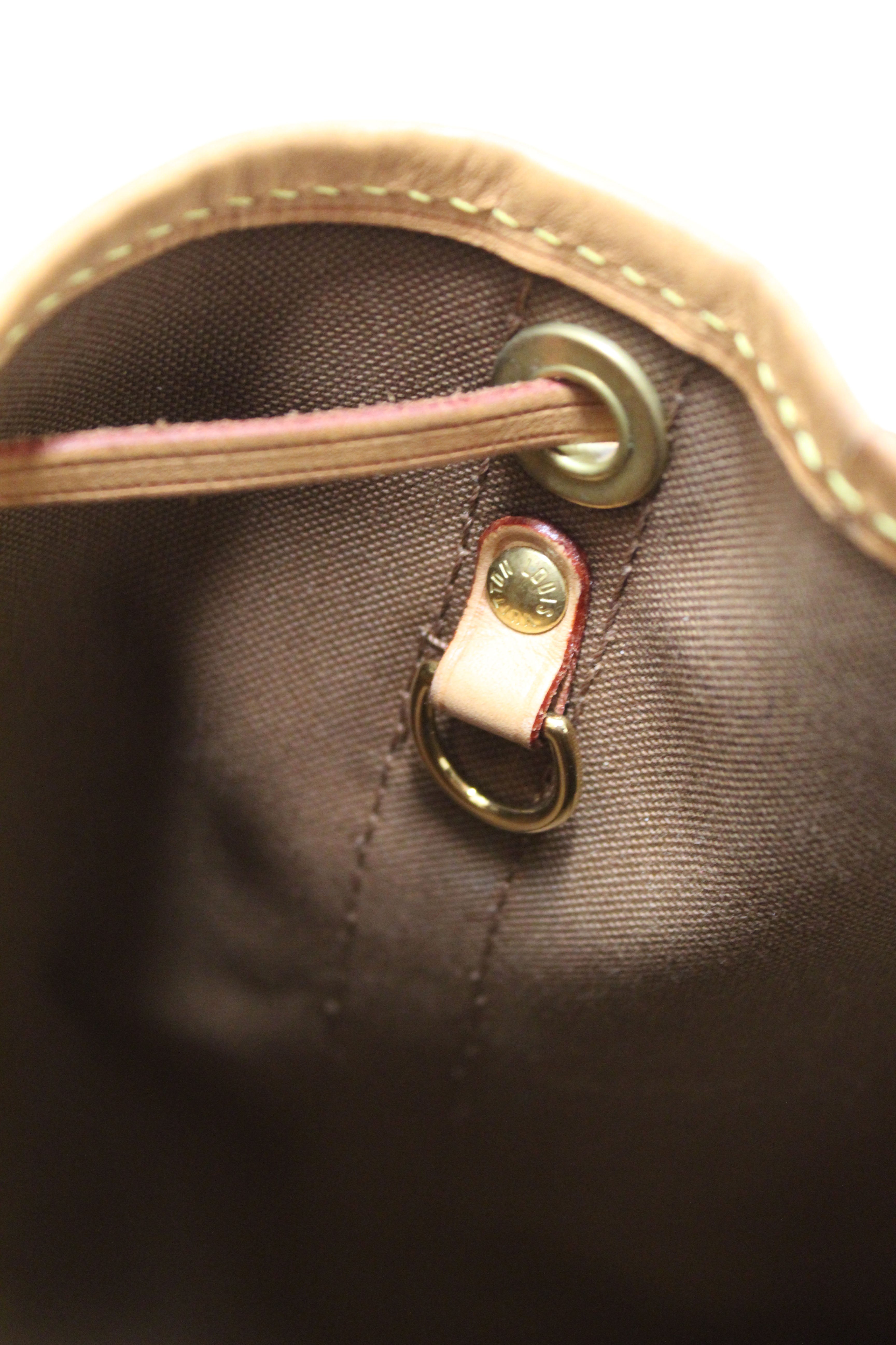 Authentic Louis Vuitton Monogram Noe Drawstring Bucket Bag - Luxury Designer Handbag for Women, Perfect for Shopping, Travel & Everyday Use