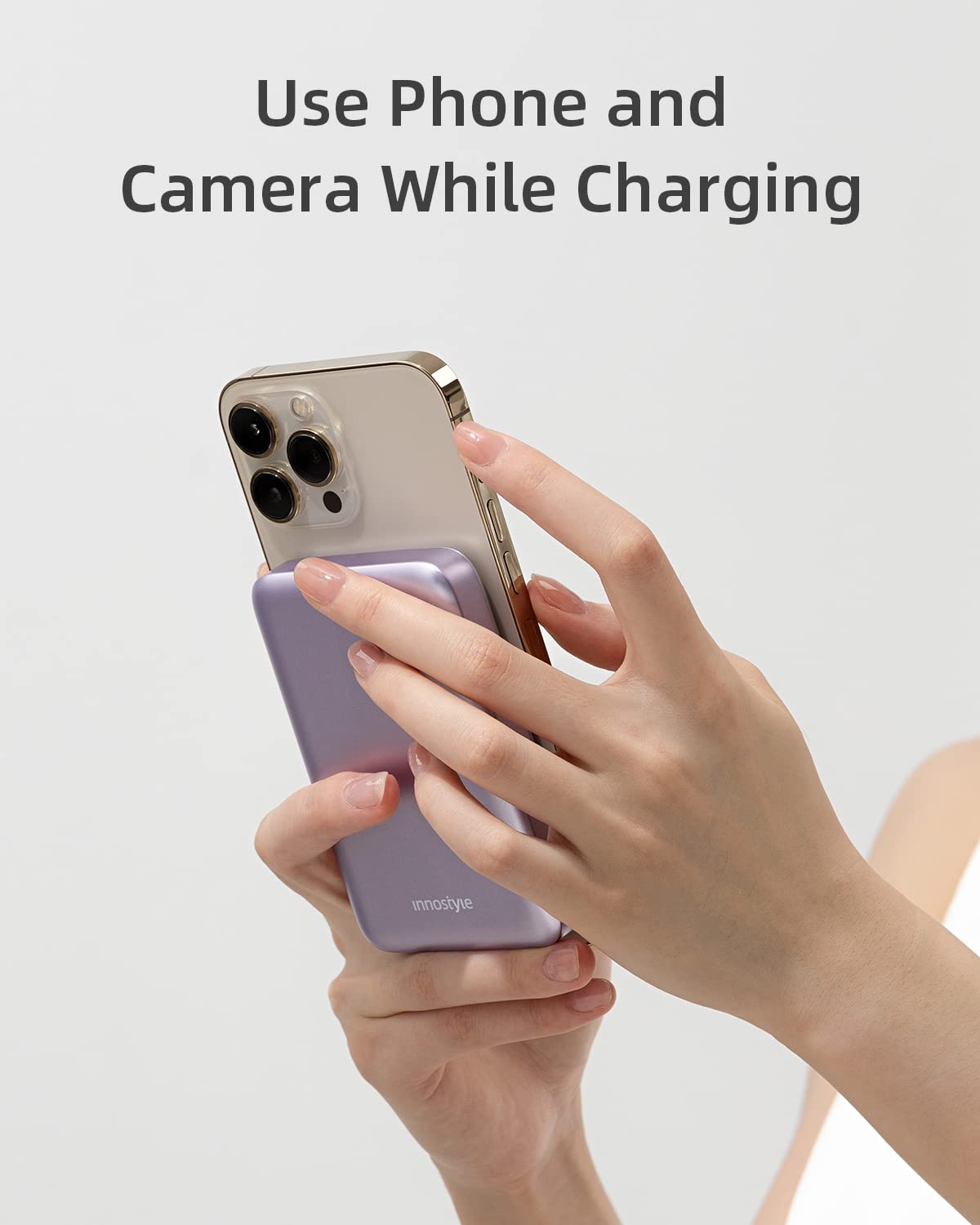 10000mAh Magnetic Wireless Power Bank for iPhone 15/14/13/12 Pro Max/Mini/Plus - PD 20W Fast Charging with USB-C Cable | Portable Charger for Travel, Work & Outdoor Activities