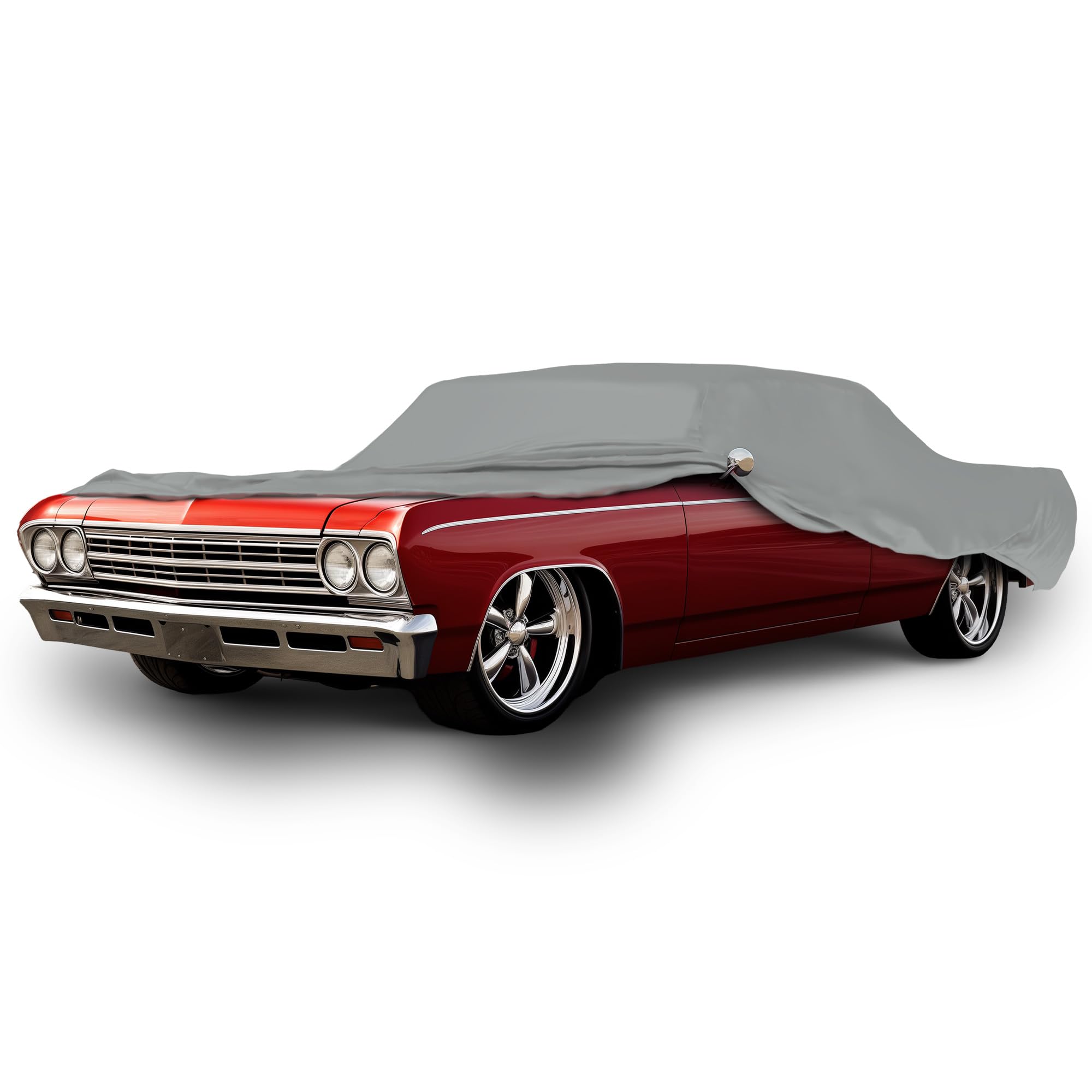 1968-1972 Chevelle Malibu Wagon Weatherproof Car Cover - Heavy Duty Outdoor Protection with Anti-Theft Cable Lock | All-Season Use for Storage, Travel & Car Shows