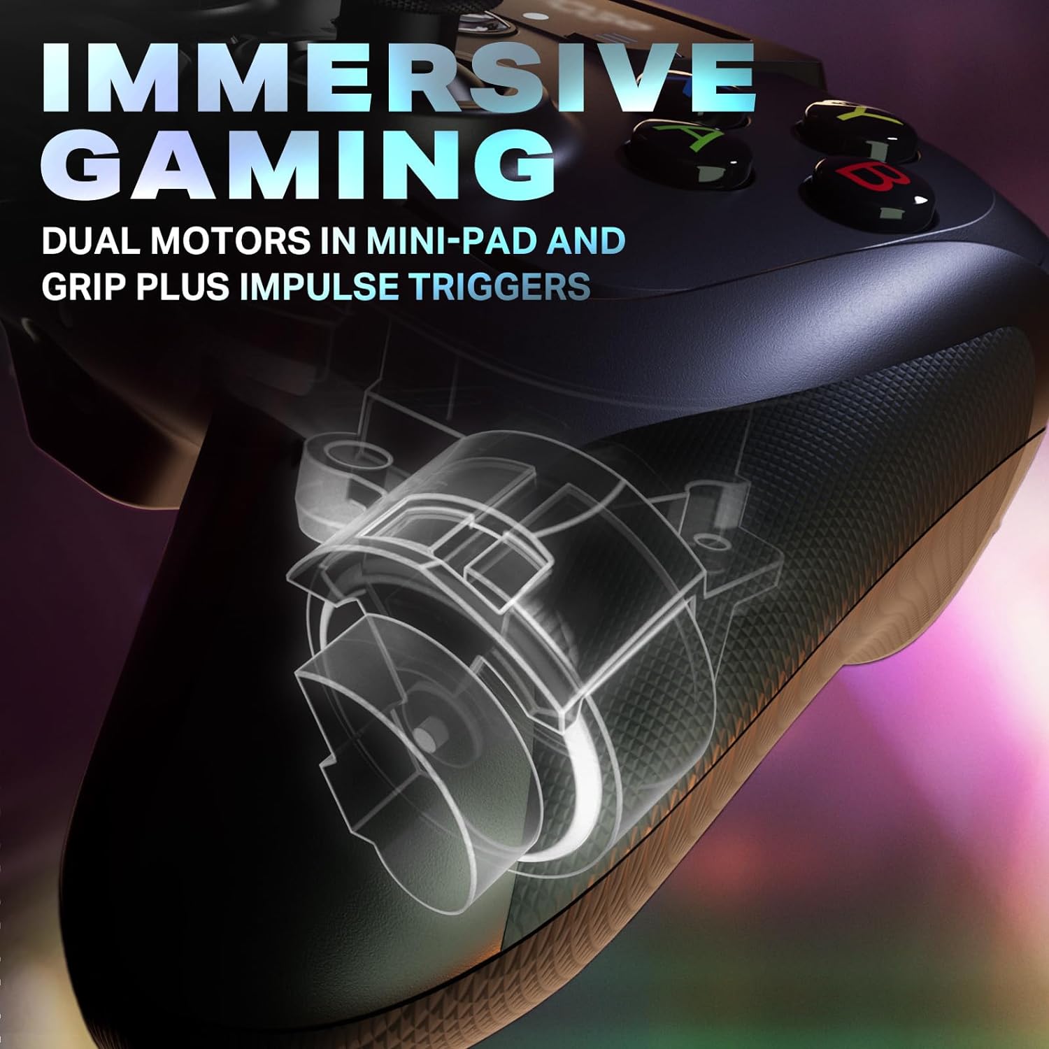 PowerA XP ULTRA Wireless Gaming Controller for Xbox Series X|S, Windows PC, Android & Smart TV - 60 Hour Rechargeable Battery, Ergonomic Design (Black) - Perfect for Long Gaming Sessions, Cloud Gaming & Multi-Platform Play