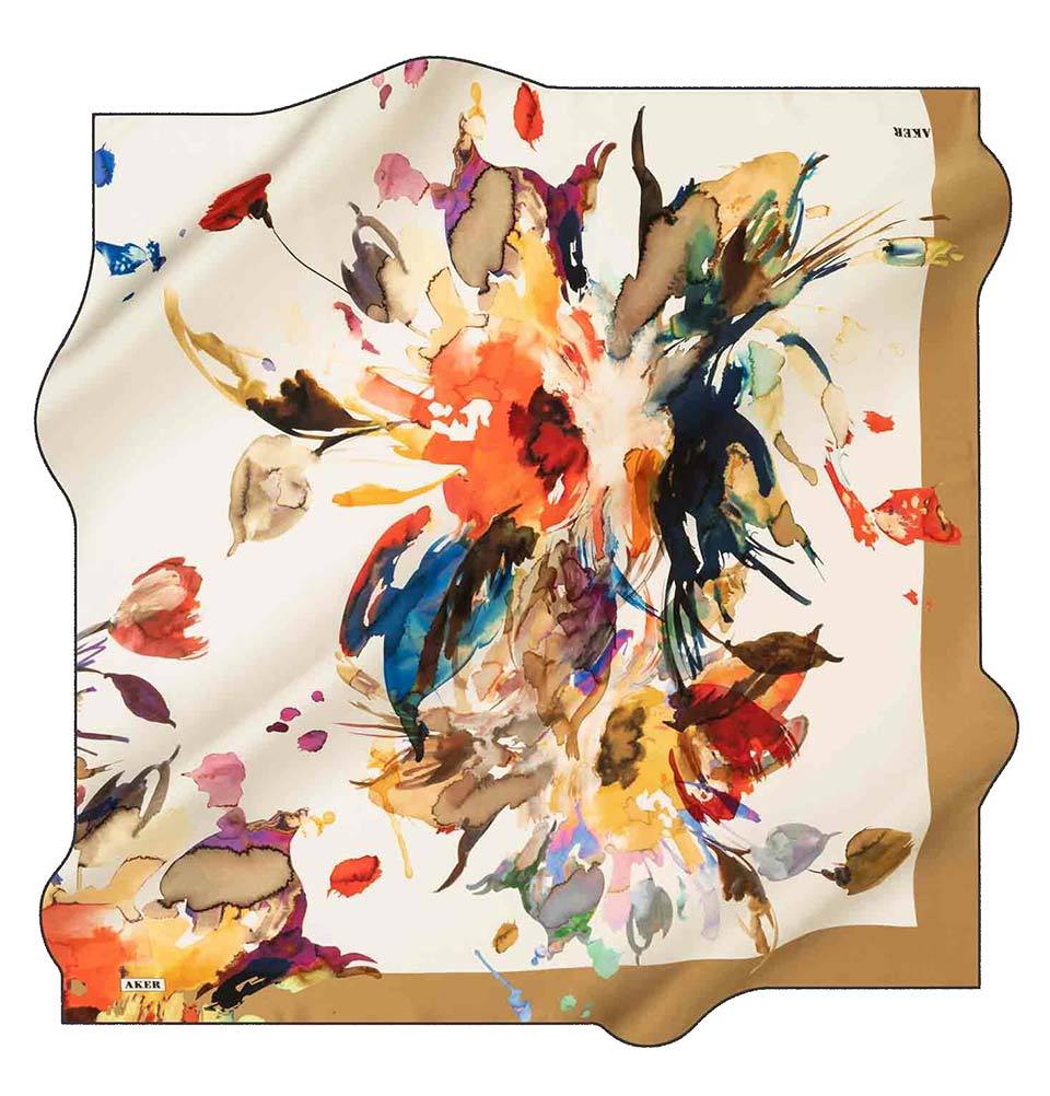 Premium Aker Turkish Silk Hijab Scarf - Lightweight & Breathable for Spring/Summer 2020 (Style #7866 323) - Perfect for Daily Wear, Prayer, and Special Occasions