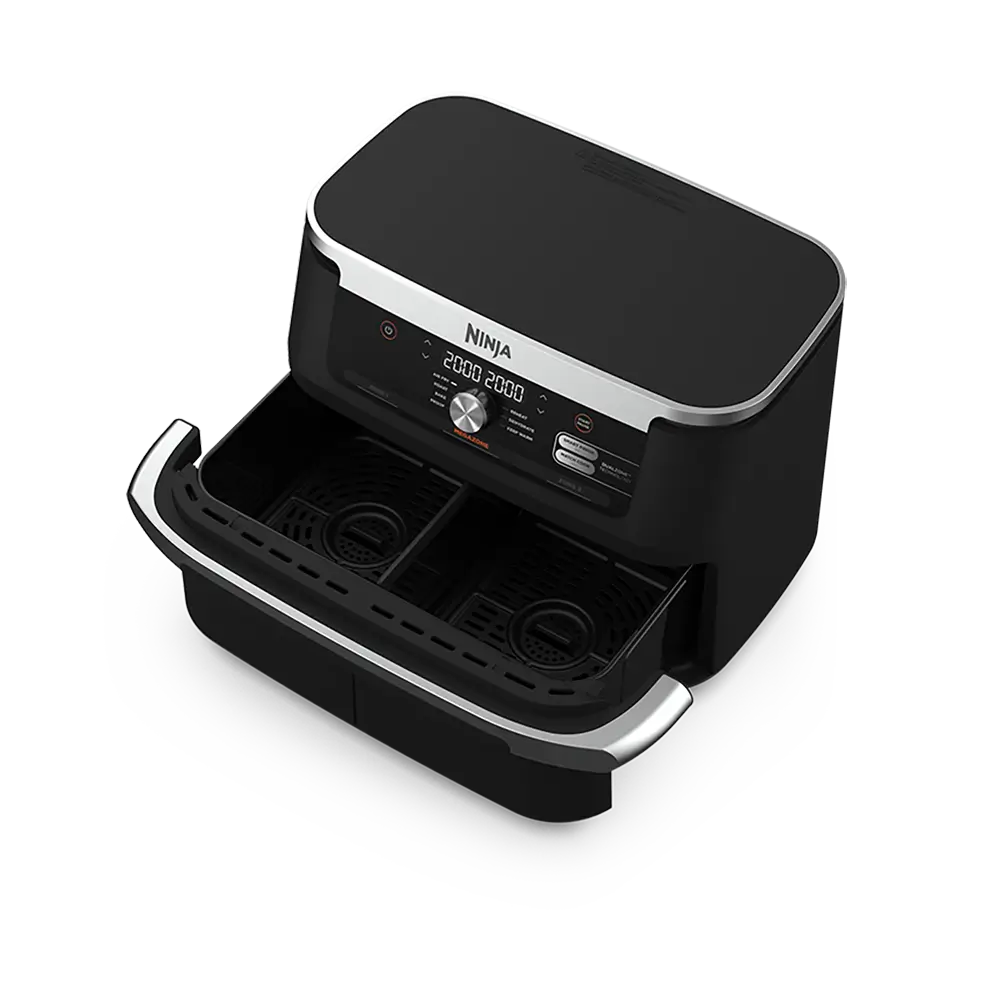 Ninja XXXL FlexDrawer Air Fryer - 8.5 Quart Large Capacity, 2 Independent Cooking Zones, Digital Touchscreen - Perfect for Family Meals, Party Snacks & Healthy Cooking