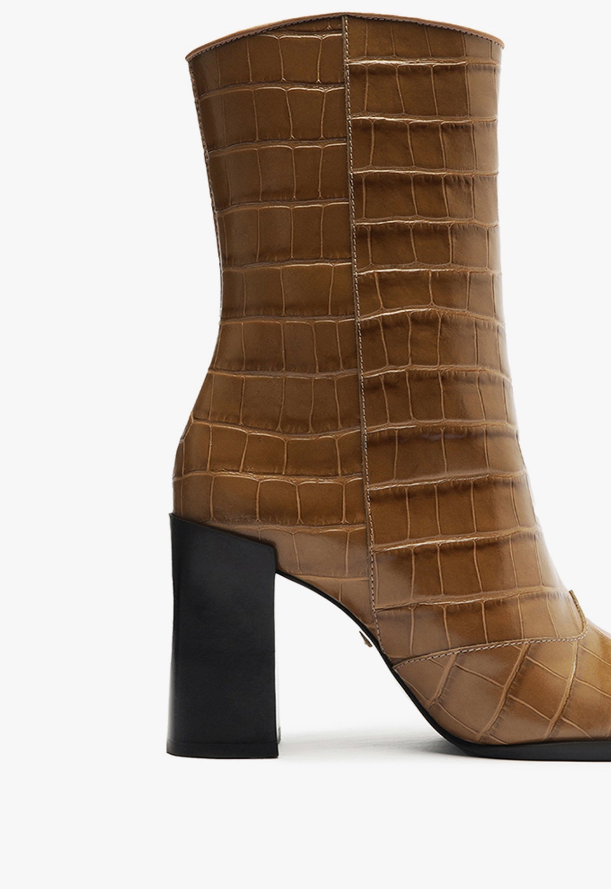 Raffaela Atanado Prime Leather Bootie Women's High Heel Boots - Fashion F24 Heel Height S2187300010012 for Party, Office & Evening Wear