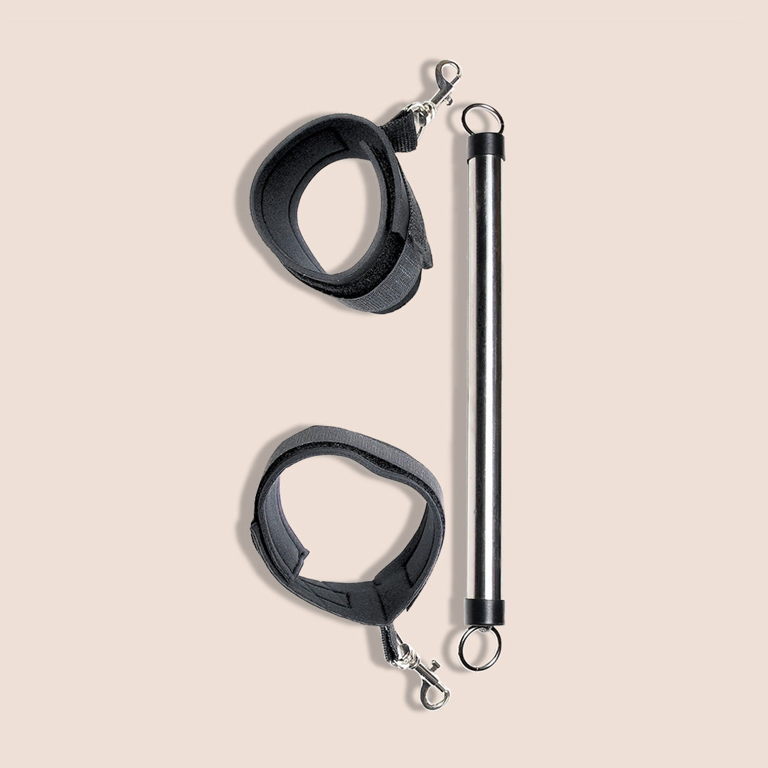 Premium Limited Edition Spreader Bar for BDSM & Bondage - Heavy Duty Steel Construction for Ultimate Support & Durability | Perfect for Dungeons, Bedroom Play & Adult Entertainment