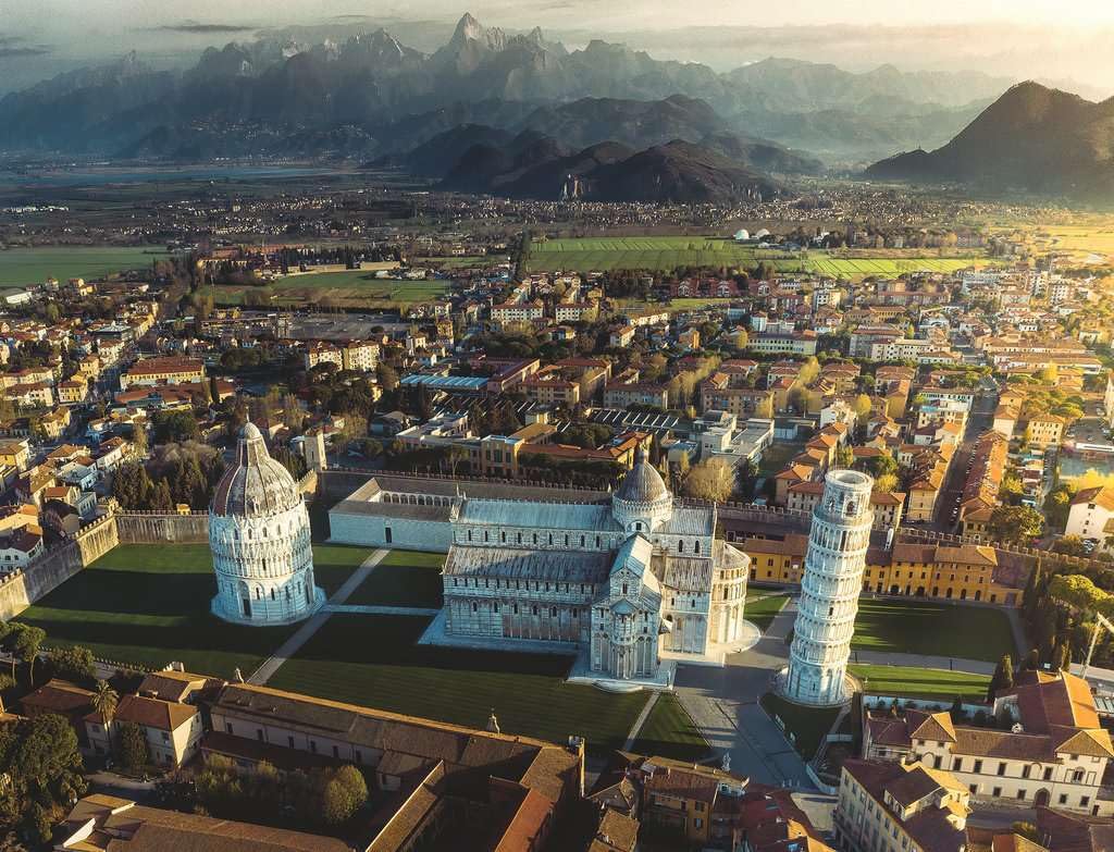 Ravensburger Pisa and the Pisan Mountains 2000 Piece Jigsaw Puzzle for Adults - Challenging Landscape Puzzle for Relaxation & Home Decor
