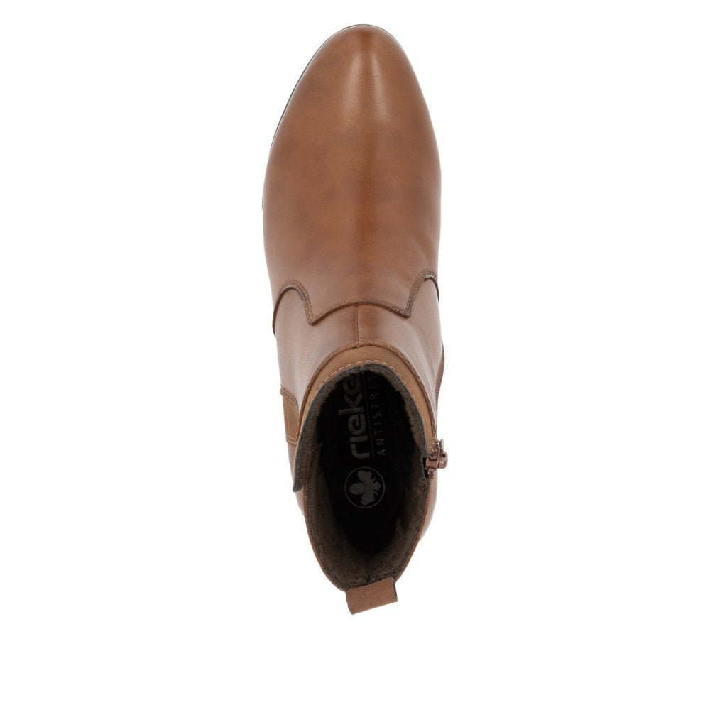 Rieker 78658 Women's Comfortable Brown Casual Shoes for Walking, Work & Everyday Wear