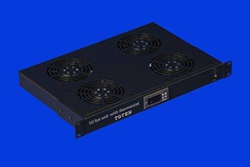 1U Rack Mount Server Cooling Fan System with 4 High-Performance Fans - Data Center Cooling Solution for Server Cabinets & Network Equipment