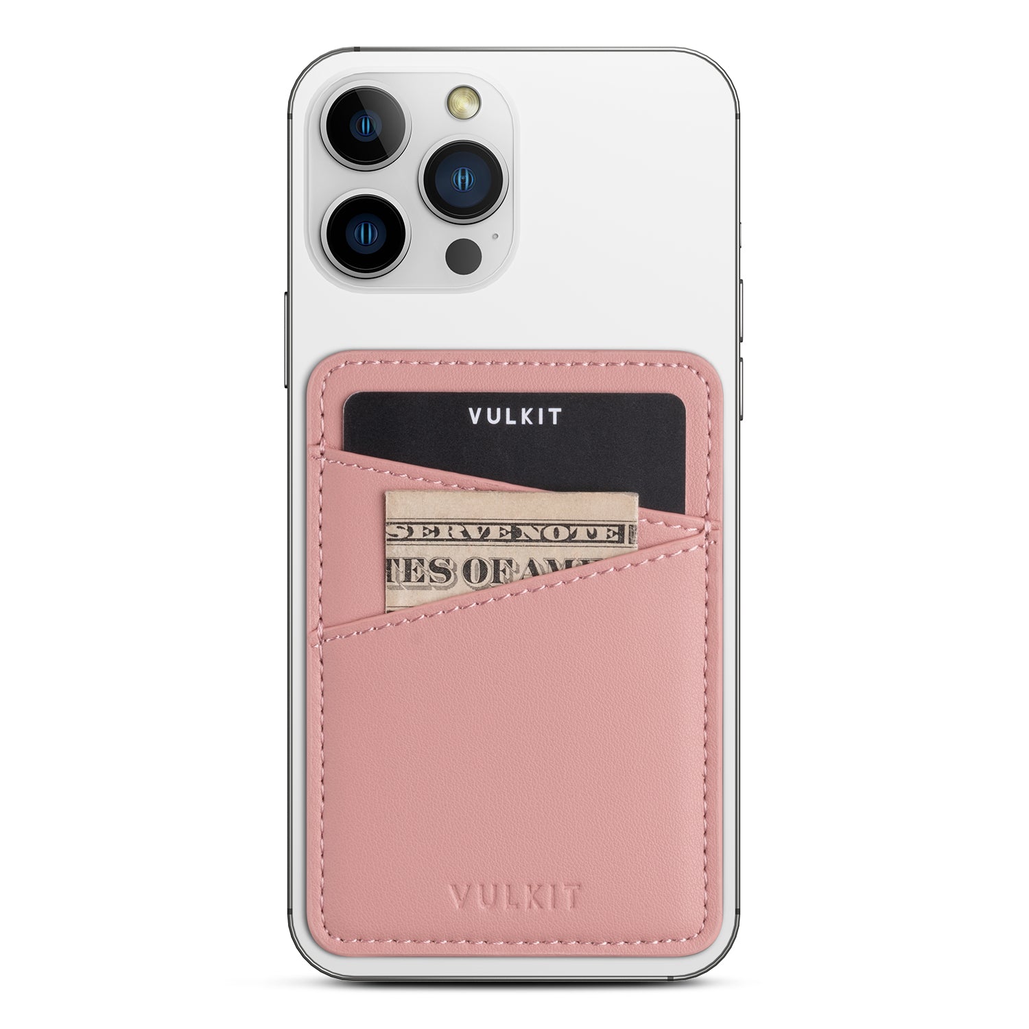 VPA101 Slim Leather Adhesive Phone Card Holder - RFID Blocking Wallet for Credit Cards & IDs - Perfect for Travel, Work, and Everyday Use