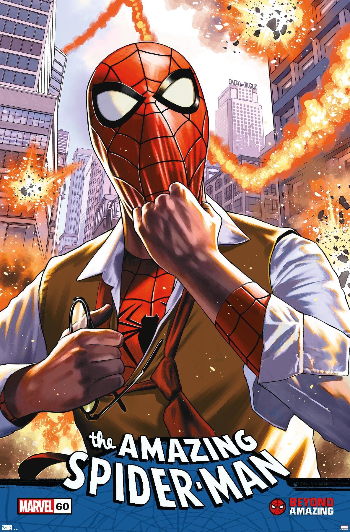 Marvel Comics Spider-Man: Beyond Amazing Quick Change Cover Wall Poster - 34L x 22.4W, Premium Unframed Version - Perfect for Home Decor, Office & Comic Book Fan Gifts