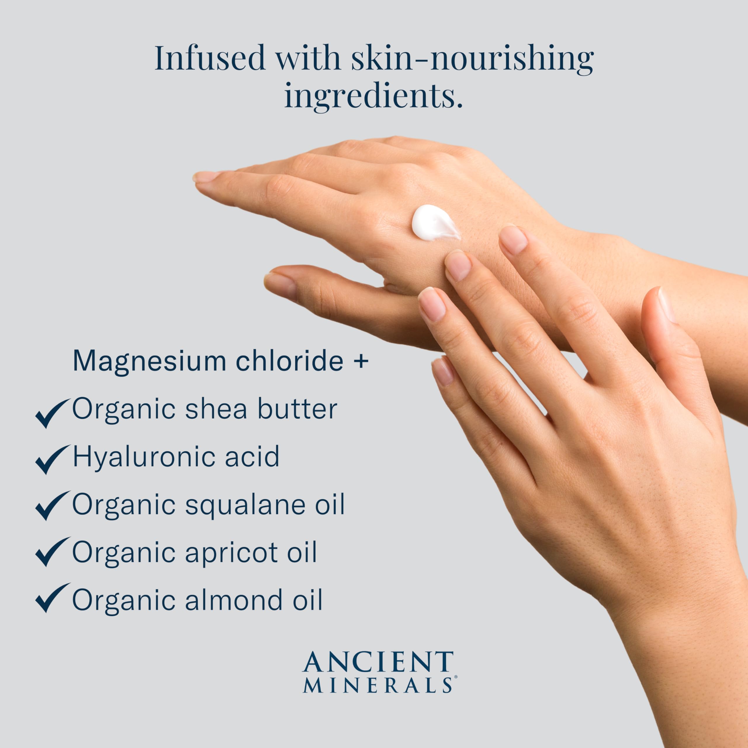 Ancient Minerals Magnesium Lotion - High Concentration Zechstein Topical Magnesium Chloride (5oz) for Muscle Relaxation, Sleep Support & Skin Hydration - Perfect for Athletes, Stress Relief & Nighttime Routine