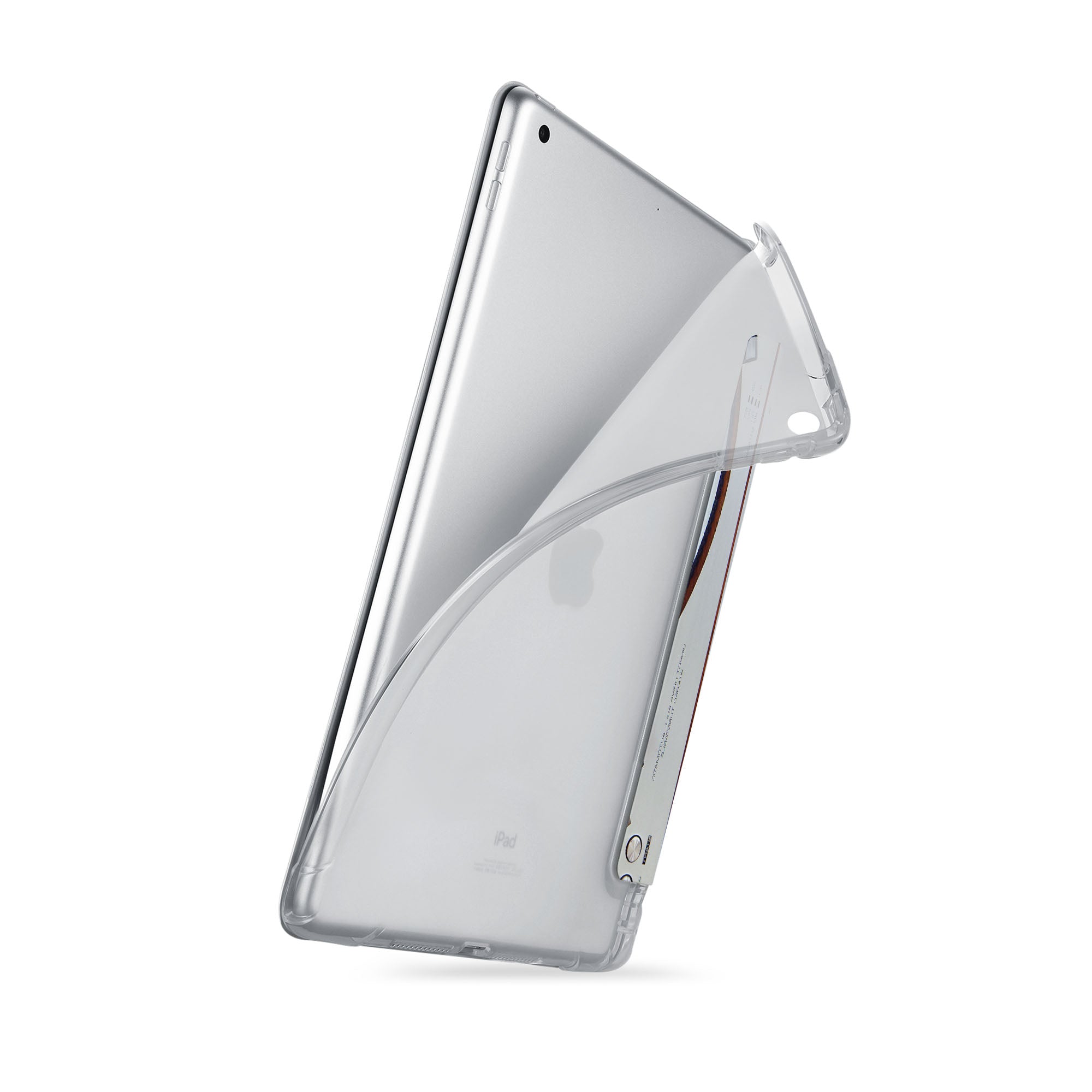Retro Vintage See-Through iPad Case - Slim Protective Cover for iPad Air/Pro, Clear Transparent Back with Anti-Scratch Design - Perfect for Home, Office & Travel Use