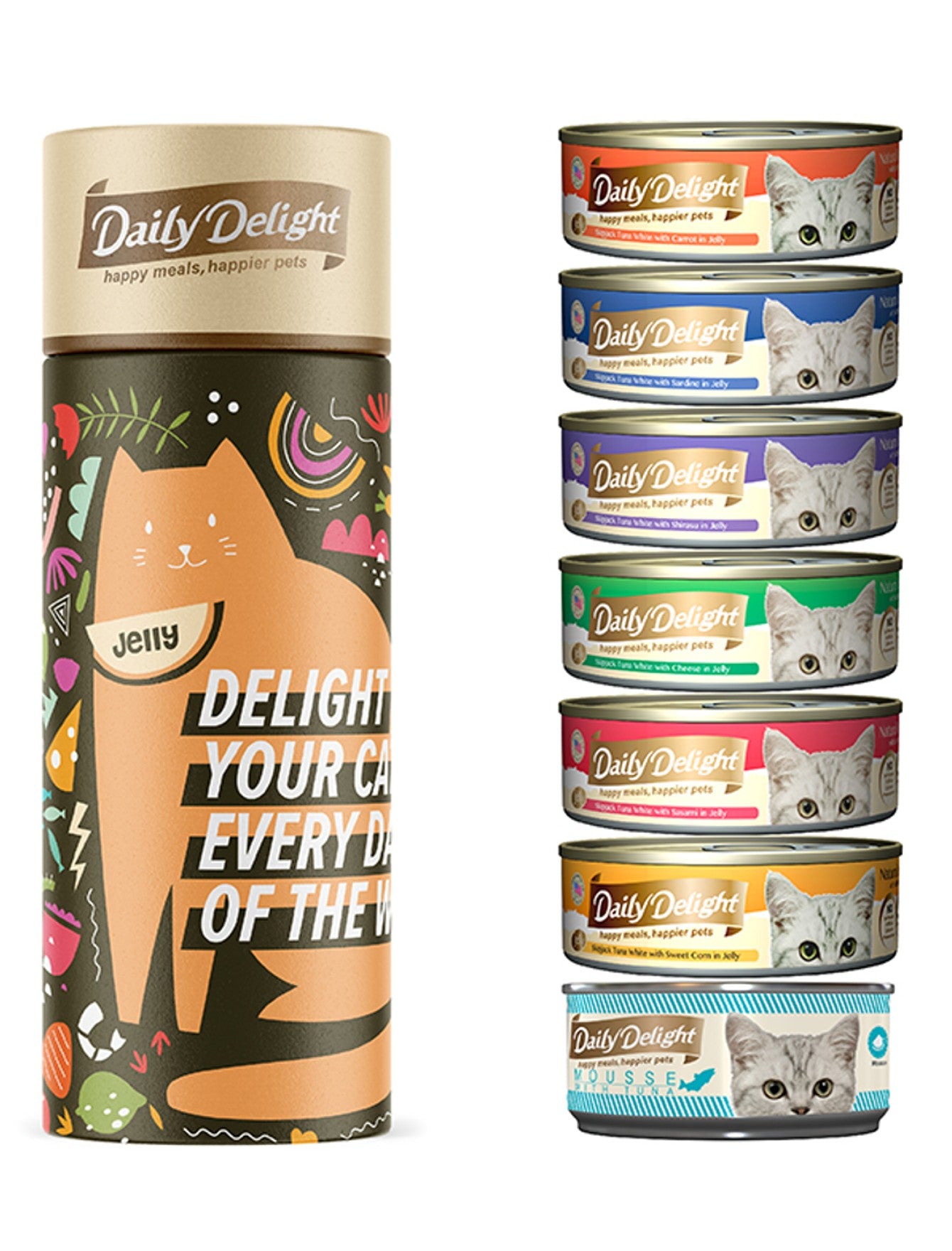 Premium Jelly Cat Wet Food - Limited Edition Special Tube, 560g for Daily Delight | High-Quality Cat Food for Adult & Senior Cats | Perfect for Mealtime, Travel & Treats