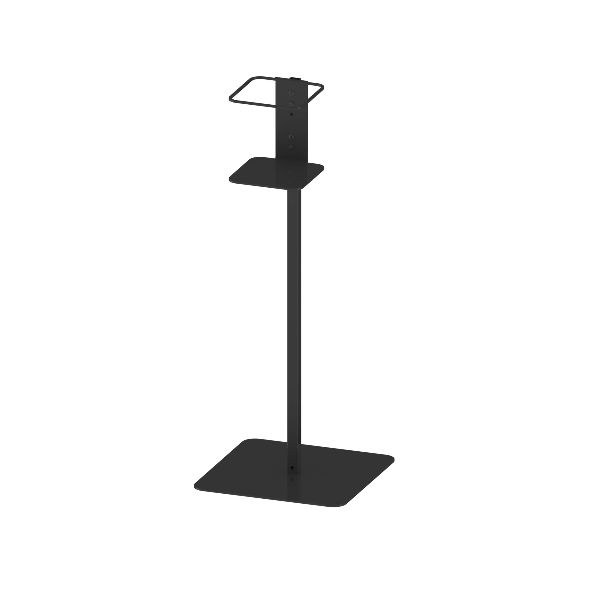 Black Steel Stand for Gallon Hand Sanitizer - Heavy Duty Sanitizer Dispenser Holder for Offices, Schools, Hospitals & Public Spaces