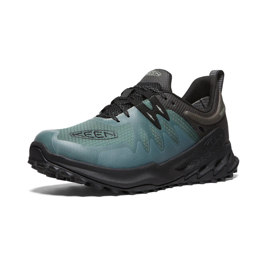 Men's Zionic WP Waterproof Hiking Shoes - Dark Forest/Black - Perfect for Outdoor Adventures & Trail Running