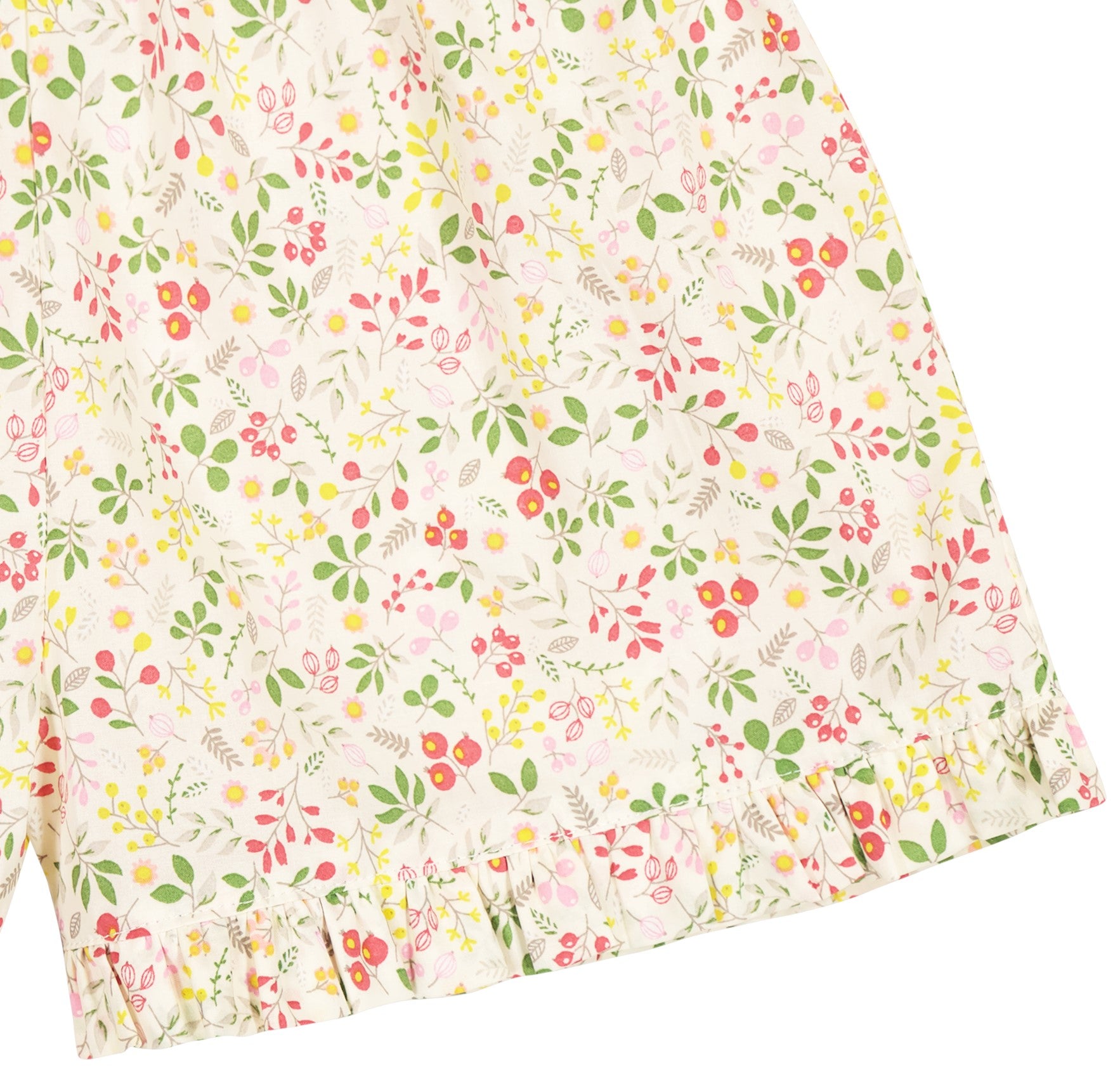 Lee Lee Women's Ruffle Shorts - Floral Print Summer Casual Shorts for Beach, Vacation & Outdoor Activities