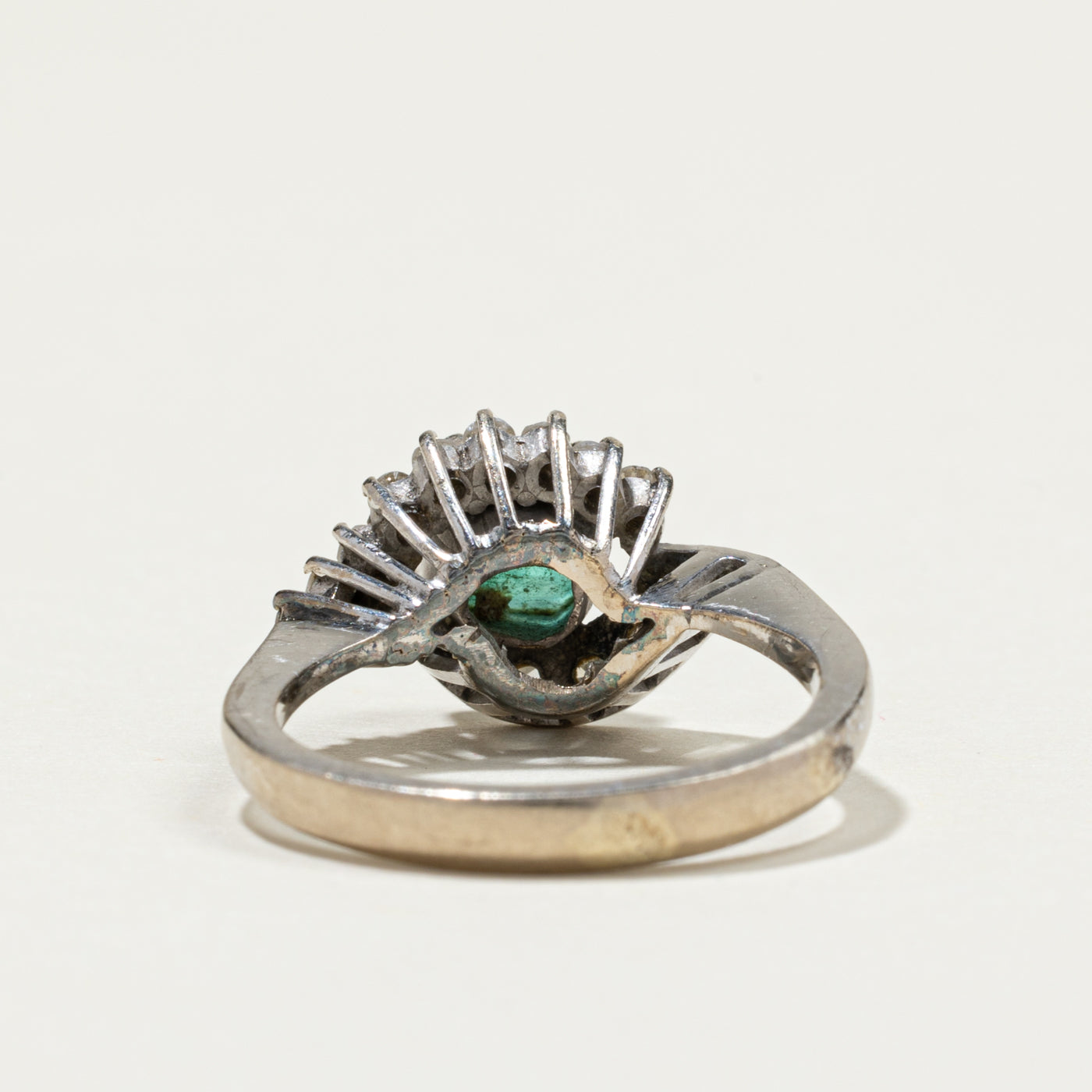 Exquisite 0.82ct Beryl & 0.23ct Diamond Ring - Size 5.75 | Elegant Engagement, Anniversary & Wedding Jewelry Gift for Women