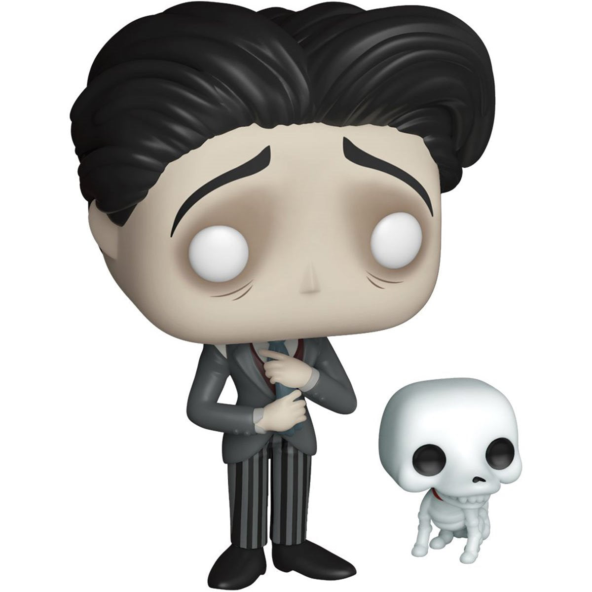 Corpse Bride Victor Van Dort with Scraps Funko Pop! Vinyl Figure #986 - Collectible Movie Character Toy for Halloween Decor & Tim Burton Fans
