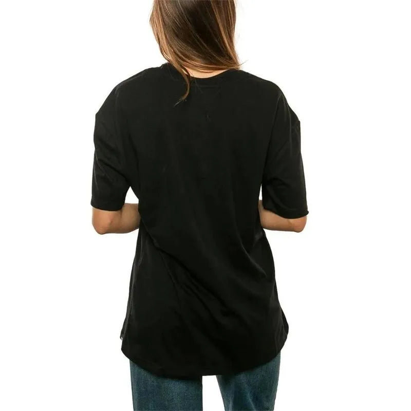 DC Comics Oversized Black Rocker T-Shirt - Men's Graphic Tee for Casual Wear, Concerts & Street Style Fashion
