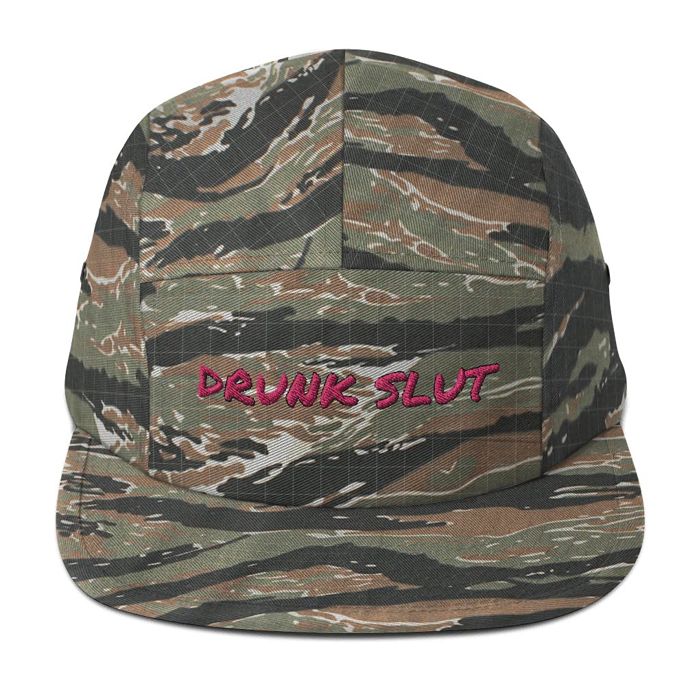 Drunk Slut Hat | Funny Women's 5-Panel Cap for Bachelorette Parties & Girls Night Out