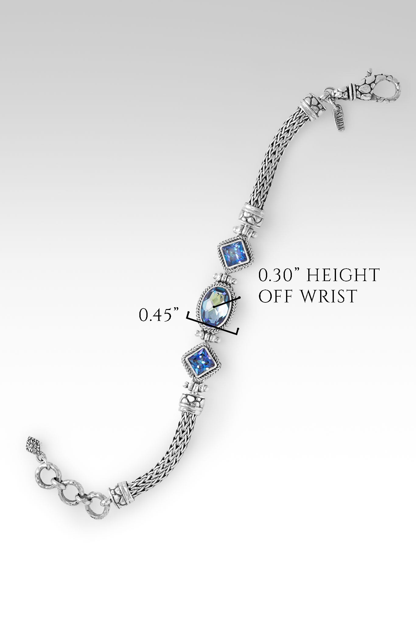 U R My Calm Bracelet™ - Mystic Quartz & Topaz Gemstone Jewelry for Stress Relief & Good Luck | Perfect Gift for Meditation, Yoga & Positive Energy