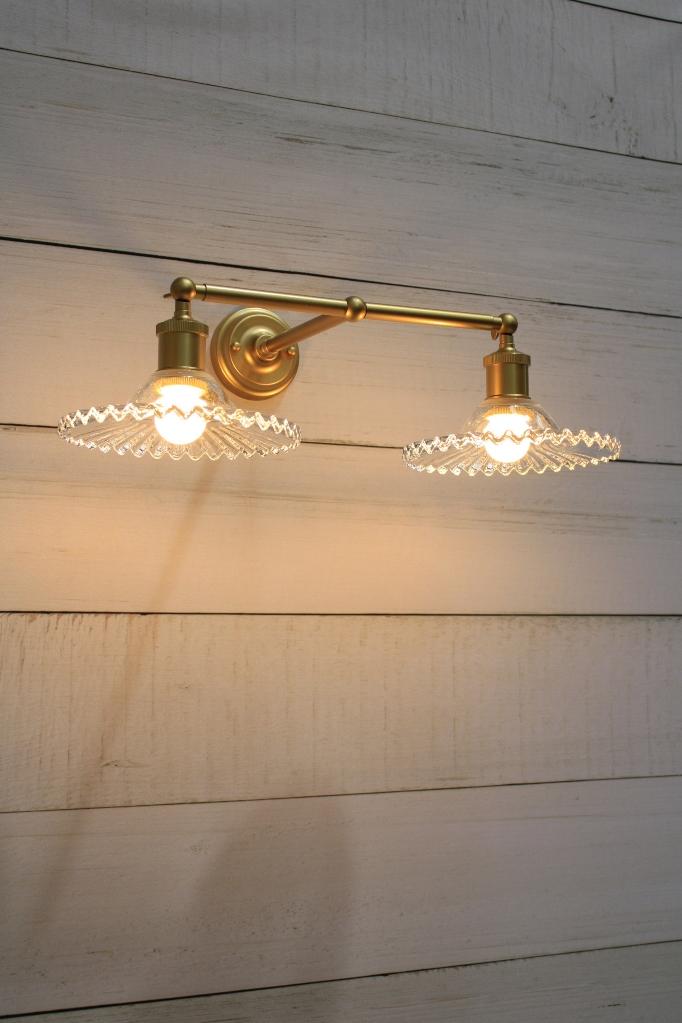 Charmont Modern Glass Double Swivel Arm Wall Sconce - Adjustable Reading Light for Bedroom, Living Room & Hallway Lighting