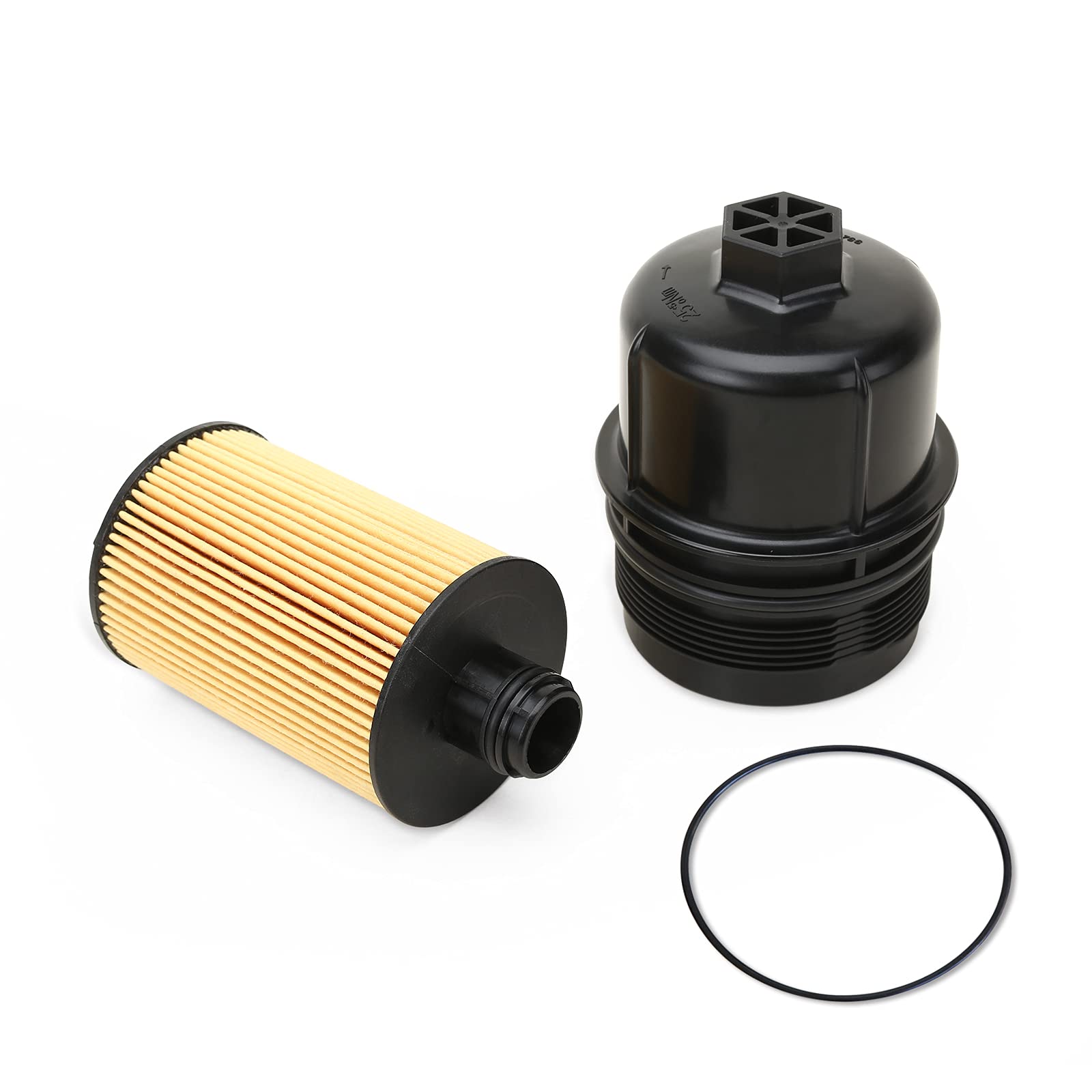 MITZONE Engine Oil Filter Replacement for 2020-2023 Ram 1500 EcoDiesel & Jeep Wrangler Gladiator 3.0L V6 Diesel - Compatible with OEM Part Numbers 68507598AA, 68498720AA - Perfect for Off-Roading, Daily Commuting & Heavy-Duty Performance