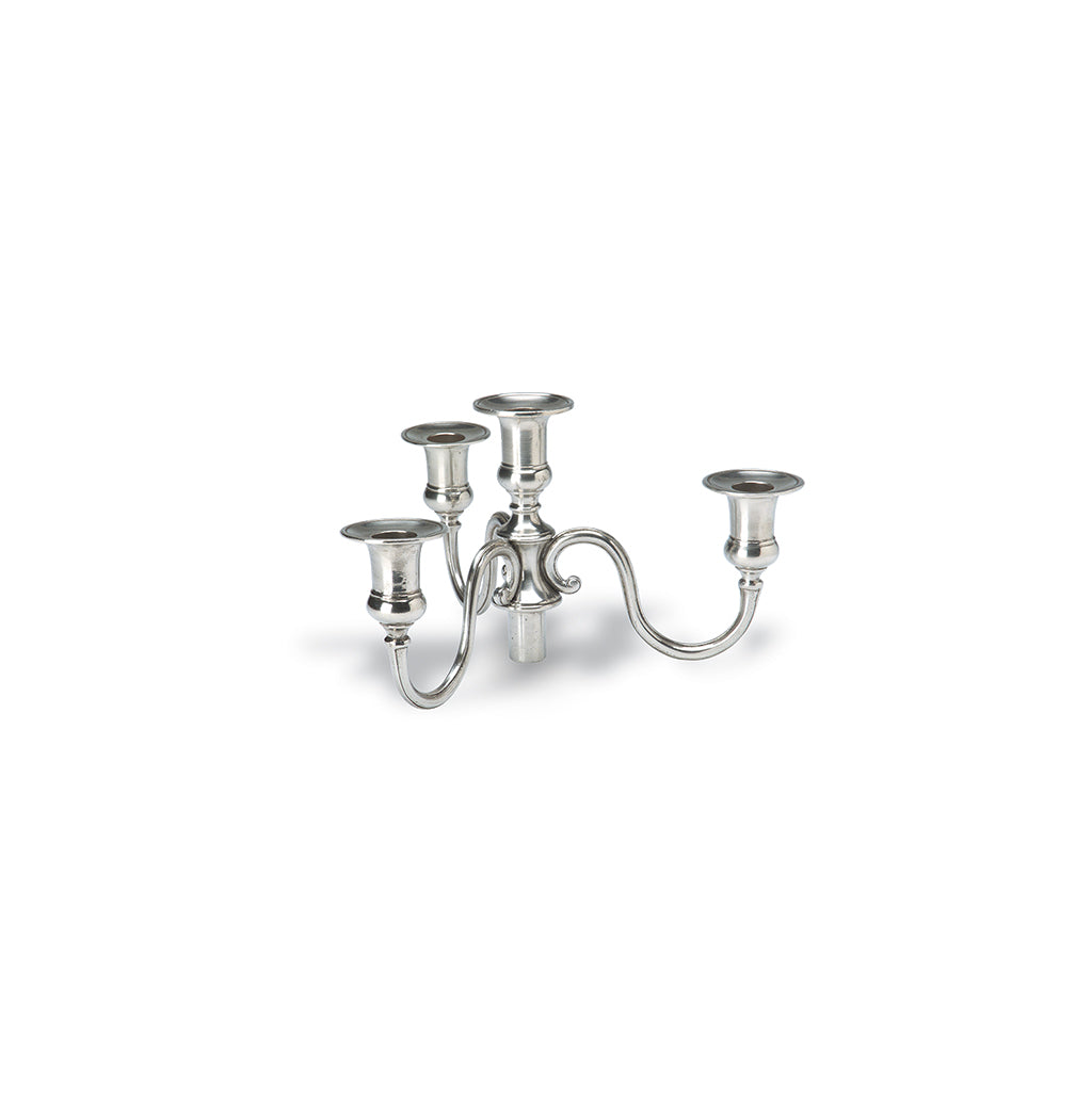 4 Flame Candelabra Arms - Elegant Multi-Branch Candle Holder for Dining Table, Wedding Centerpiece & Home Decor