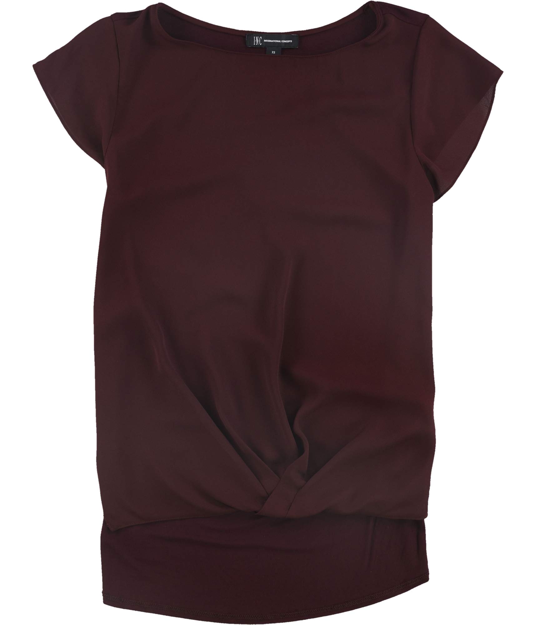 Women's Solid Red Pullover Blouse - Comfortable Casual Knit Top for Work & Everyday Wear | Medium Size | Perfect for Office, Date Night & Weekend Outfits