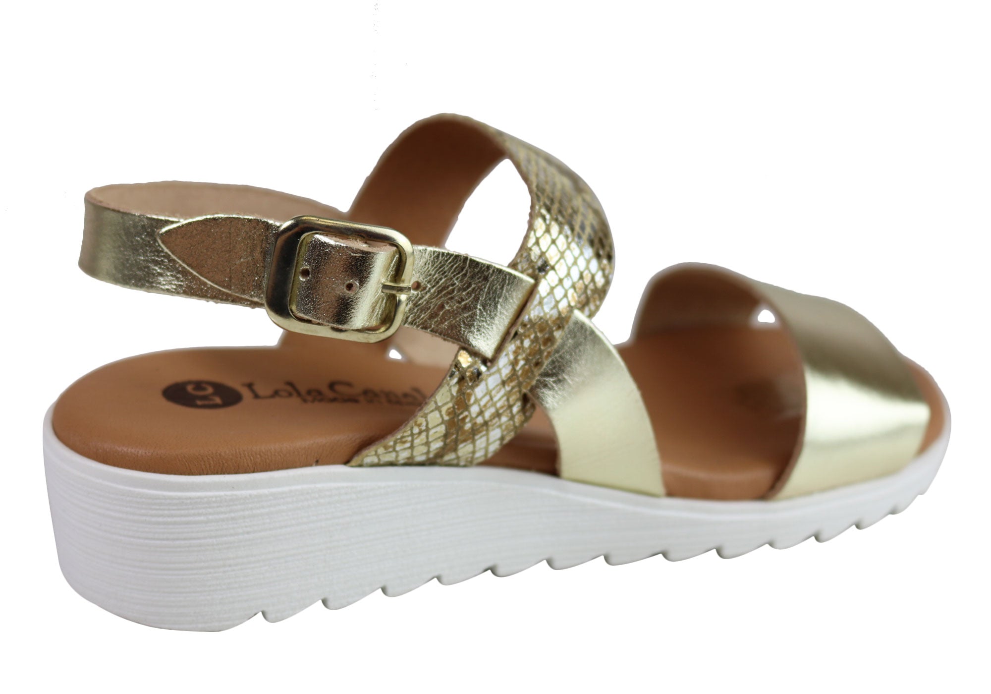 Lola Canales Gab Women's Comfortable Soft Leather Sandals - Handmade in Spain - Perfect for Summer, Beach & Casual Outings