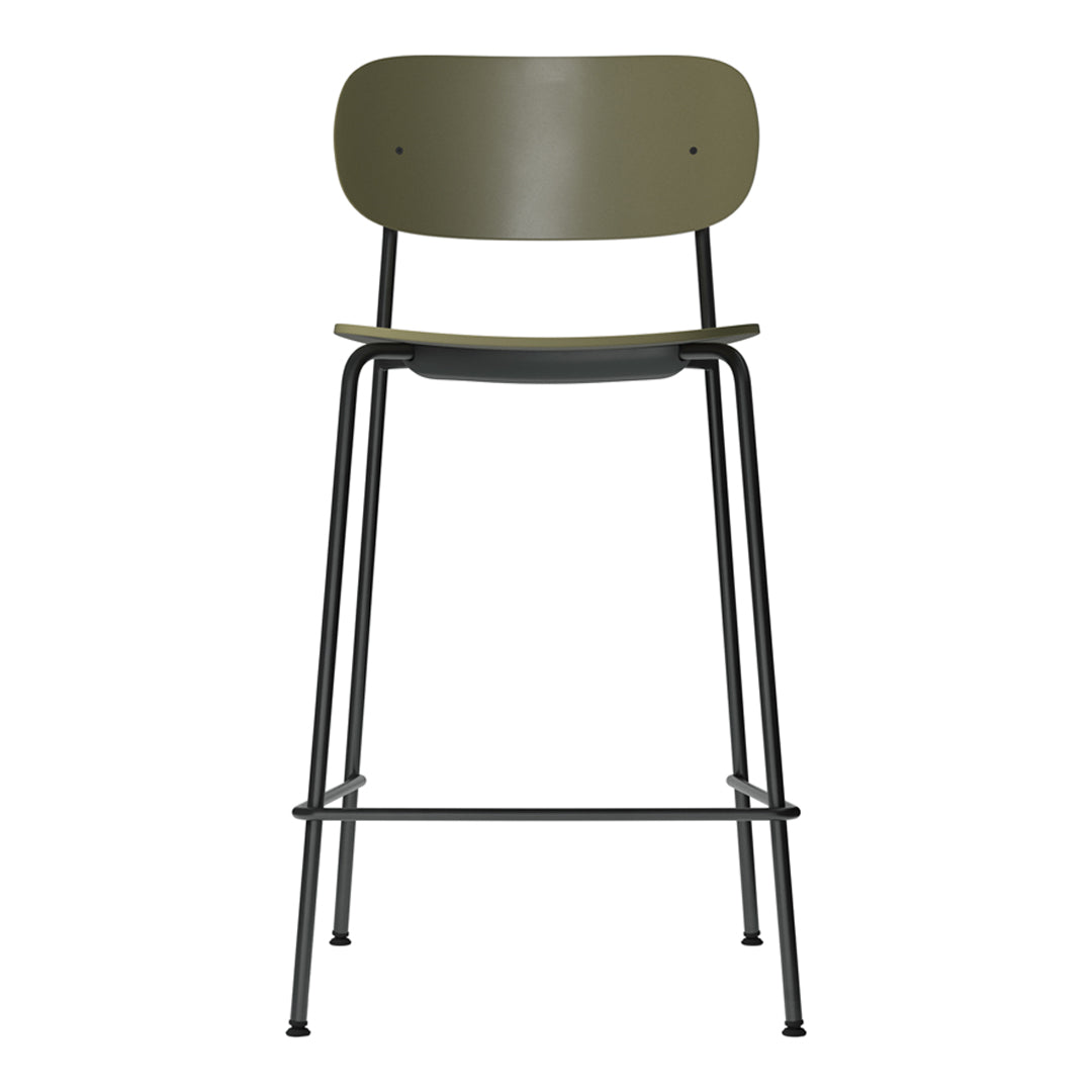 Modern Counter Height Bar Stools - Adjustable Swivel Kitchen Island Stools for Dining, Breakfast Nook & Home Bar - Comfortable Counter Chairs with Footrest