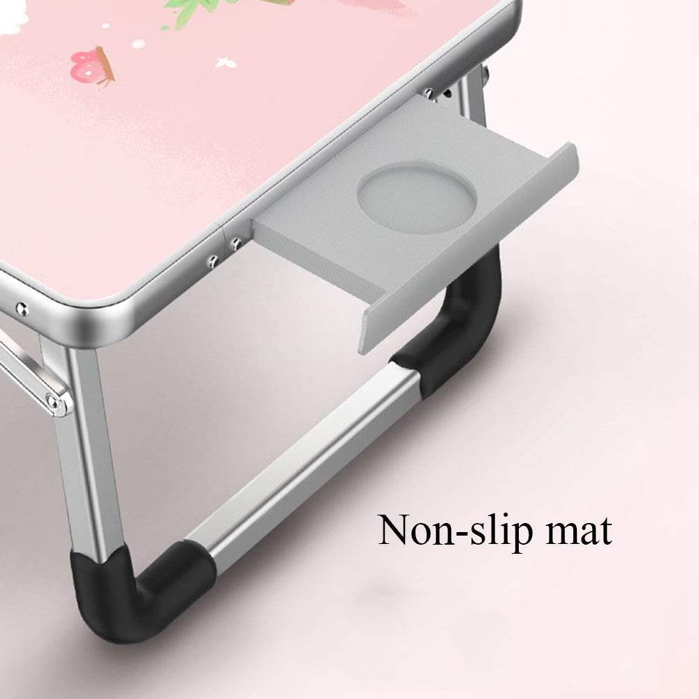 HUAHUA Foldable Laptop Desk for Small Spaces - Portable Study Table for Dorm, Bed, Office (5 Styles, 70x50cm) - Perfect for Students, Remote Work & Home Use