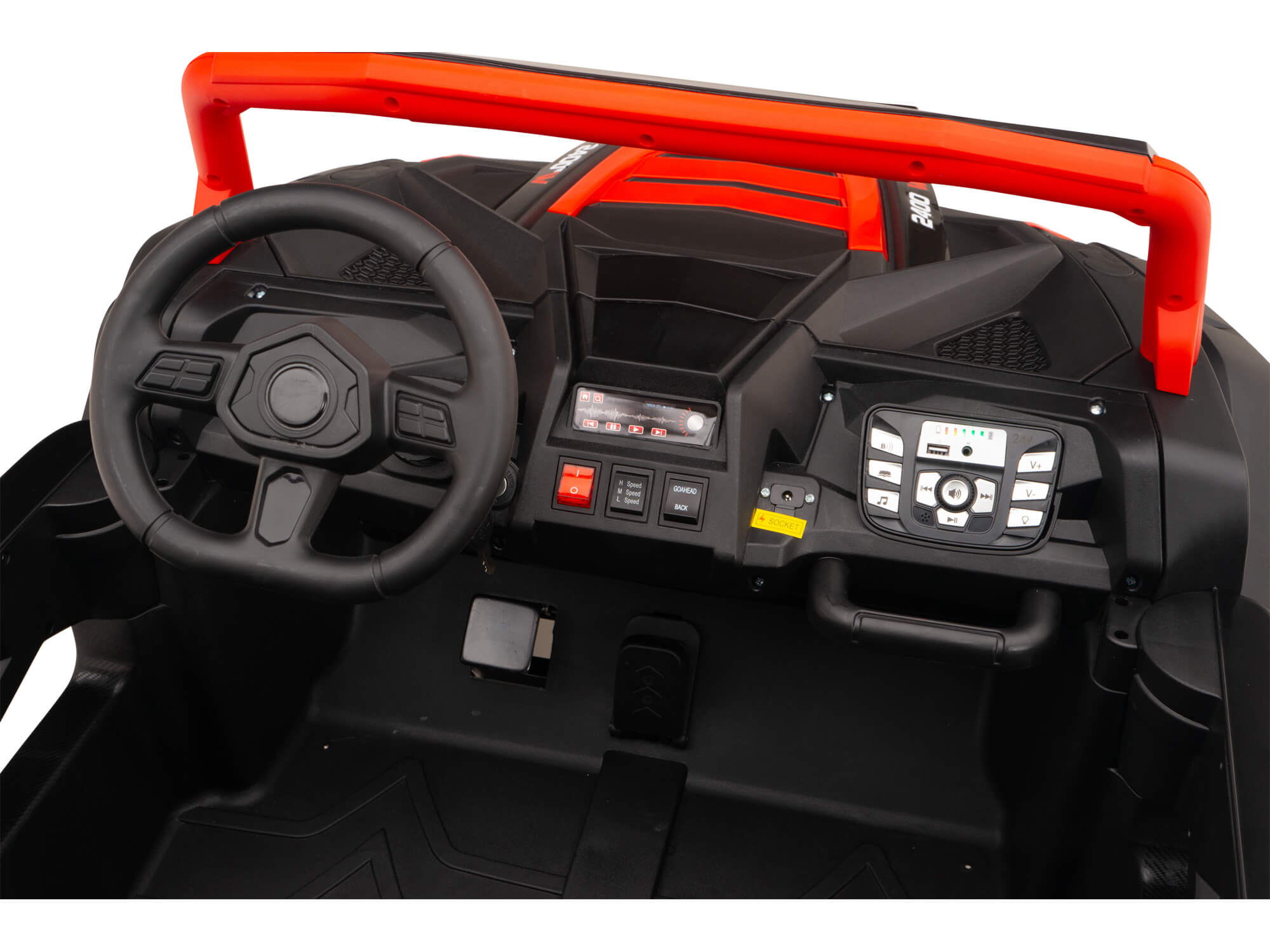 24V TREKCAR Rayder Ride On Buggy for Kids - Red Electric Toy Car with Remote Control - Perfect for Outdoor Play, Backyard Fun, and Birthday Gifts