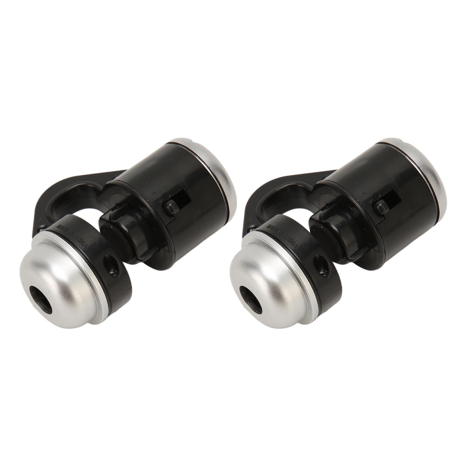 30X Magnification Microscope Lens for Mobile Phones - 2Pcs LED Illuminated Clip-On Microscope for Glass/Plastic Phone Screens | Perfect for Jewelry Inspection, Coin Collecting & Science Education
