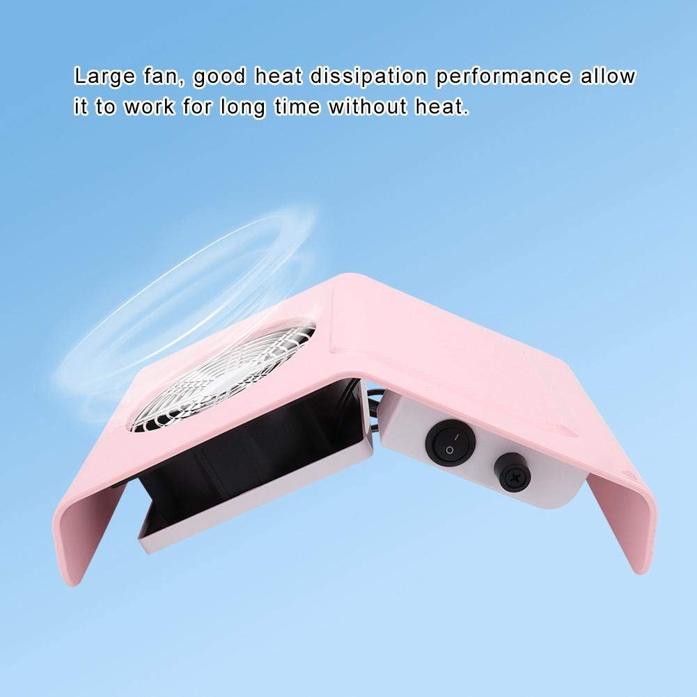 40W Nail Dust Collector - Portable Manicure Vacuum Cleaner for Salon & Home Use