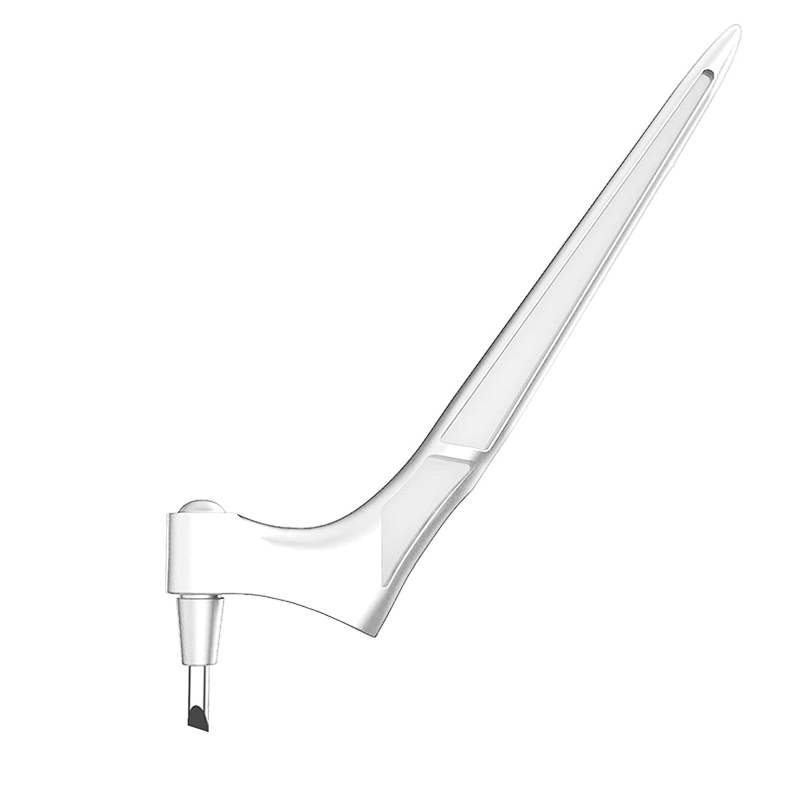 Craft Cutting Tools, Stainless Steel Craft Knives with 360-degree Rotating Blade, Precision Art Cutting Tool for DIY Crafts, Hobby, Scrapbooking, Paper-cutting, Decoupage, Stencil-making, Card Making, Vinyl Cutting, and Leather Crafting (White)