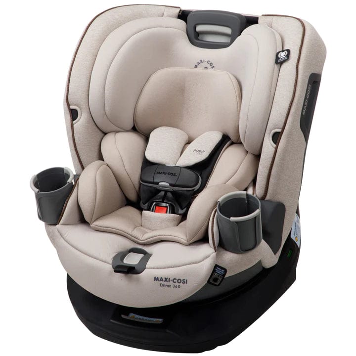 Maxi Cosi Emme 360 All-in-One Convertible Car Seat for Infants & Toddlers - 5-120 lbs - Easy Installation & 360° Rotation - Perfect for Travel & Everyday Use