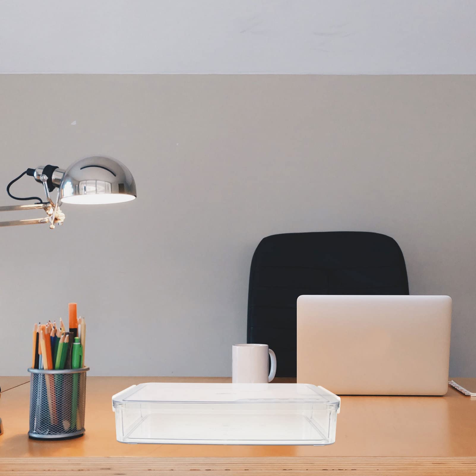 Zerodeko File Storage Box - Home & Office Organizer for Documents, Supplies, and Sundries | Perfect for Desk Organization, Classroom Storage, and Household Clutter Control