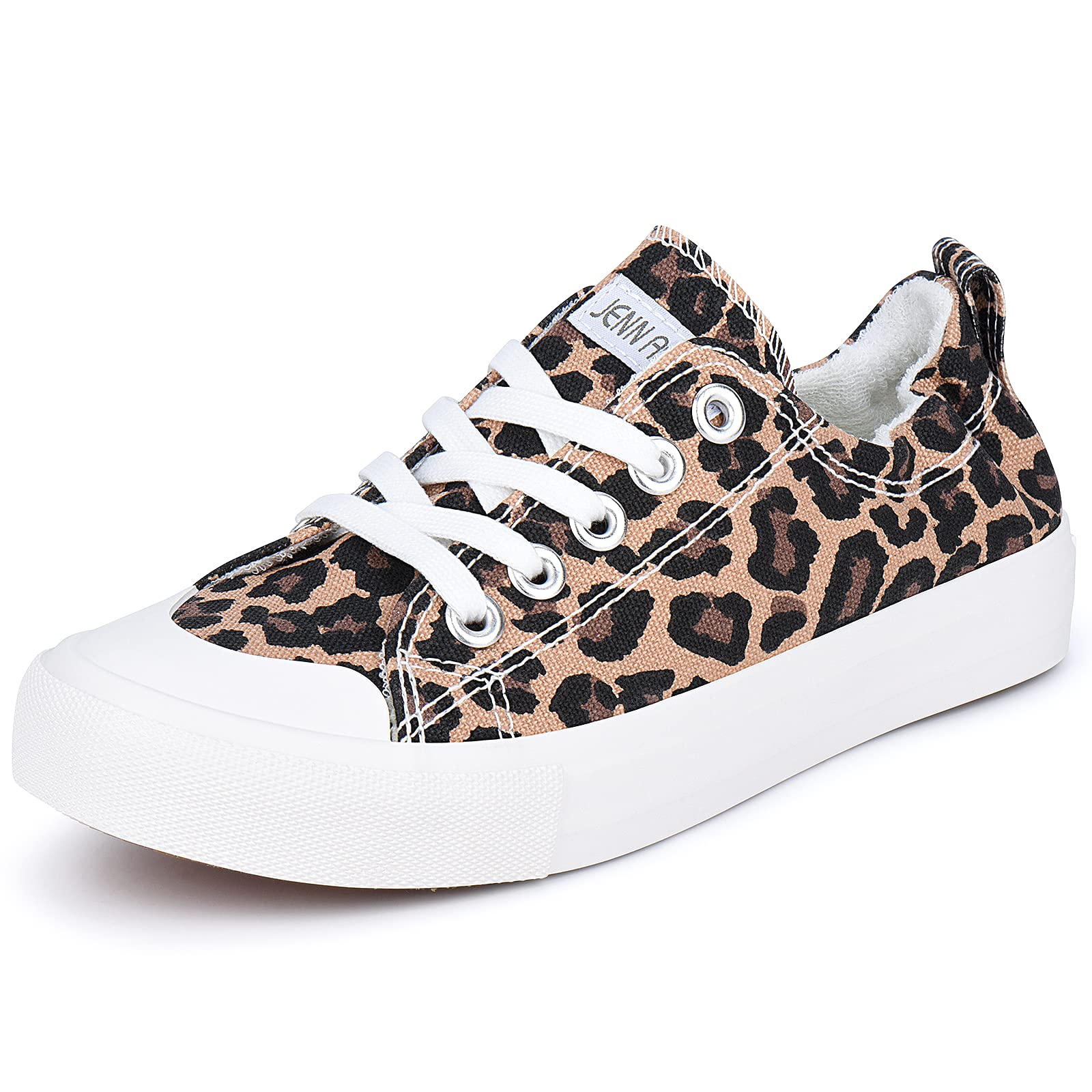 JENN ARDOR Women's Low Top Slip-On Canvas Sneakers - Comfortable Casual Walking Shoes for Everyday Wear | Perfect for Work, Travel & Leisure Activities