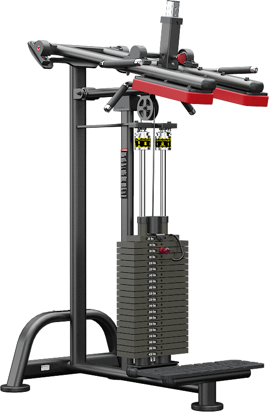 ATLANTIS Standing Calf Raise Machine for Home Gym - Professional Calf Exercise Equipment for Strength Training & Muscle Building - Perfect for Home Workouts & Commercial Gyms