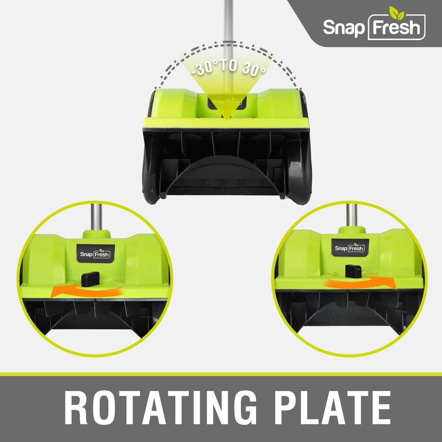 SnapFresh 20V Cordless Electric Snow Shovel - 12