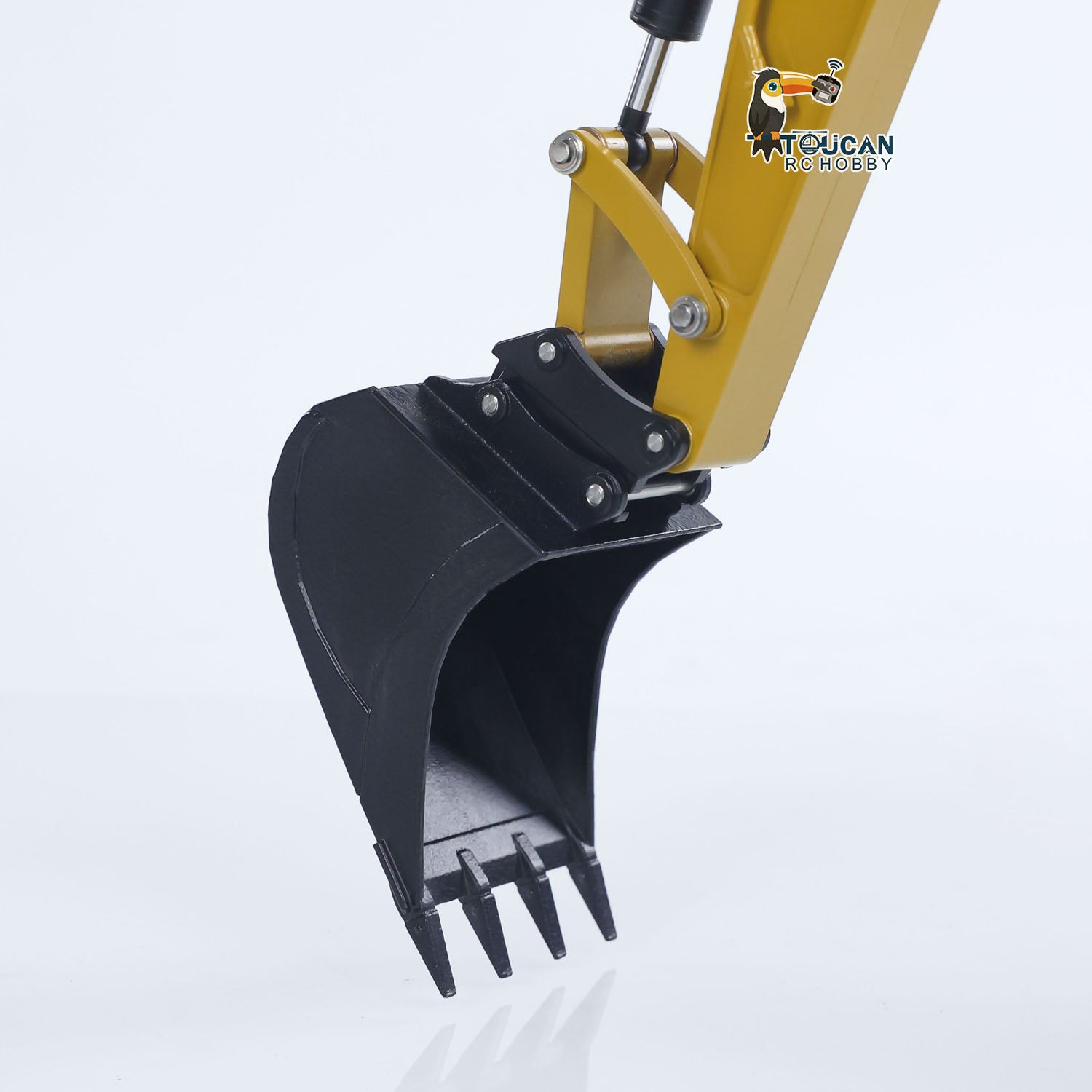 1/14 Scale Metal RC Hydraulic Excavator - C308 Radio Controlled Construction Vehicle with Flysky ST8 Transmitter & RTR Model - Perfect for Construction Simulation, Backyard Digging & RC Hobby Enthusiasts