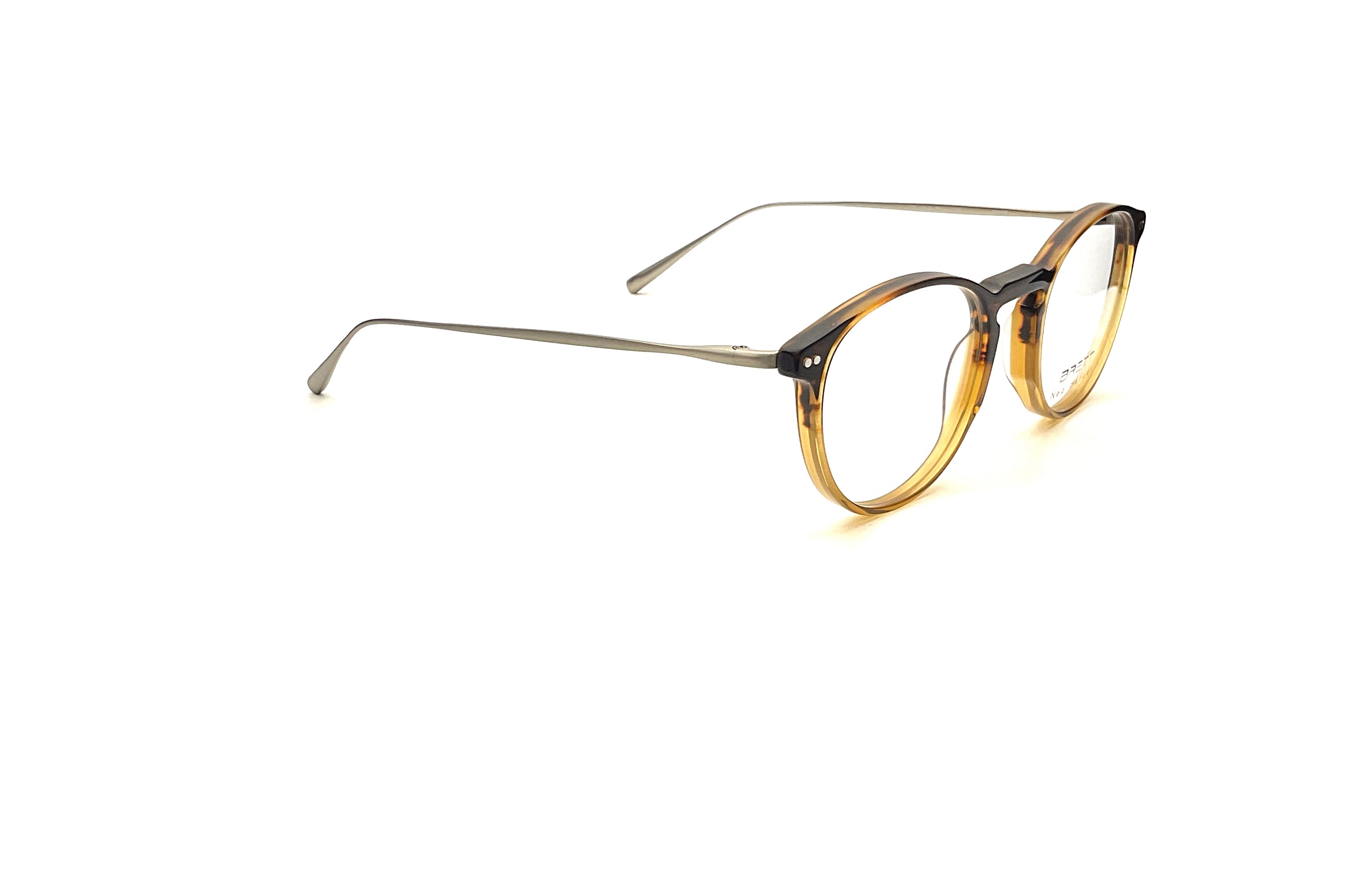 BRETT Eyewear Miles Sunglasses - Gradient Brown/Silver Frame for Men & Women | UV Protection, Fashion Eyewear for Outdoor Activities, Driving, and Travel
